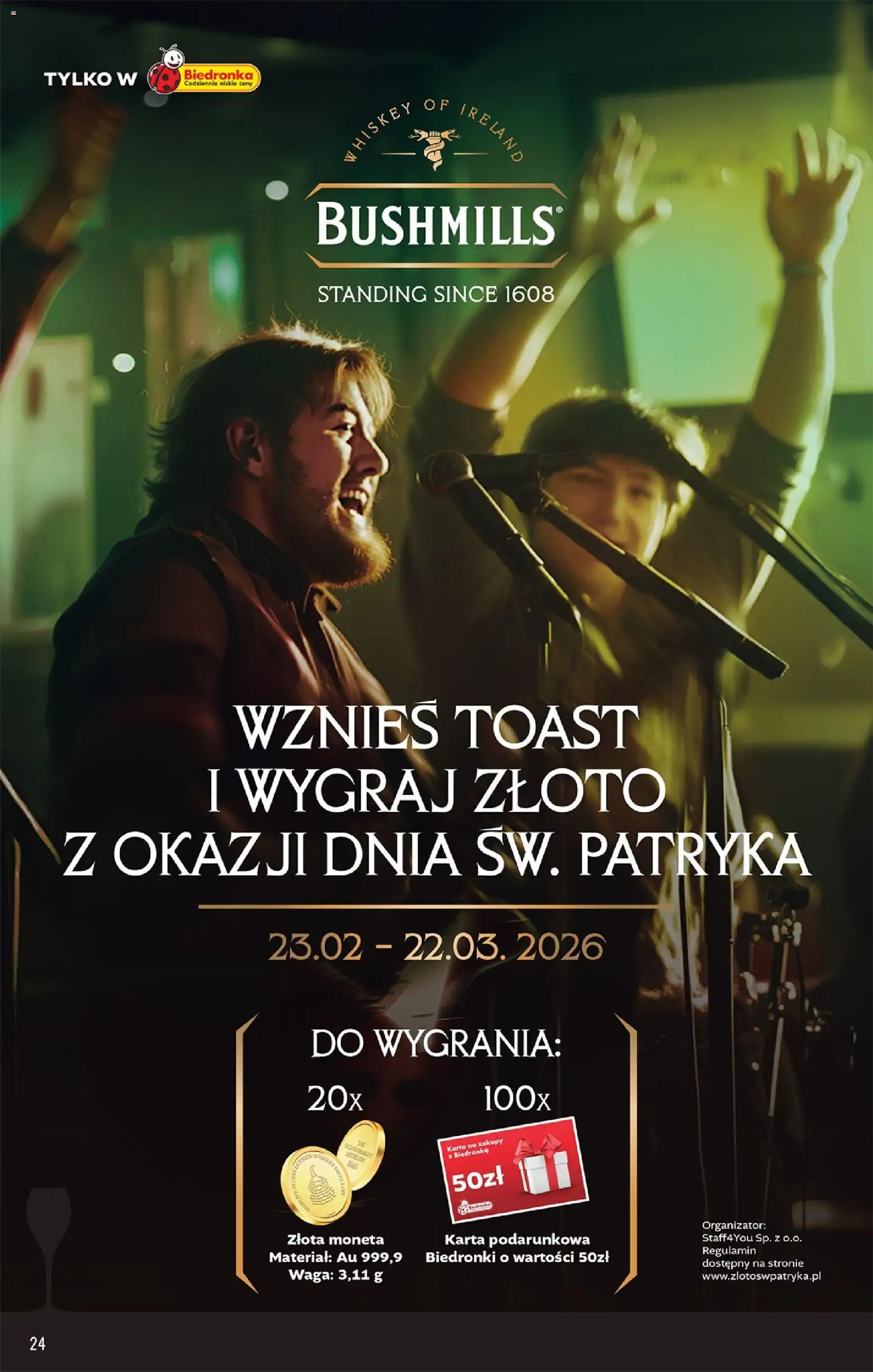 Biedronka gazetka - Czas na toast od 09.03.2026 | Strona: 24 | Produkty: Karta, Waga