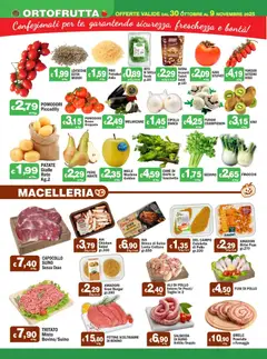 Anteprima del volantino Volantino Primo Prezzo	 valido a partire dal 30.10.2025 | Pagina: 6 | Prodotti: Pollo, Riso, Salsiccia, Finocchi