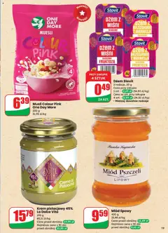 Krem pistacjowy 45% La Dolce Vita, 190 g od 17.09.2025 | Strona: 19 | Produkty: Miód, Dżem, Musli, Krem