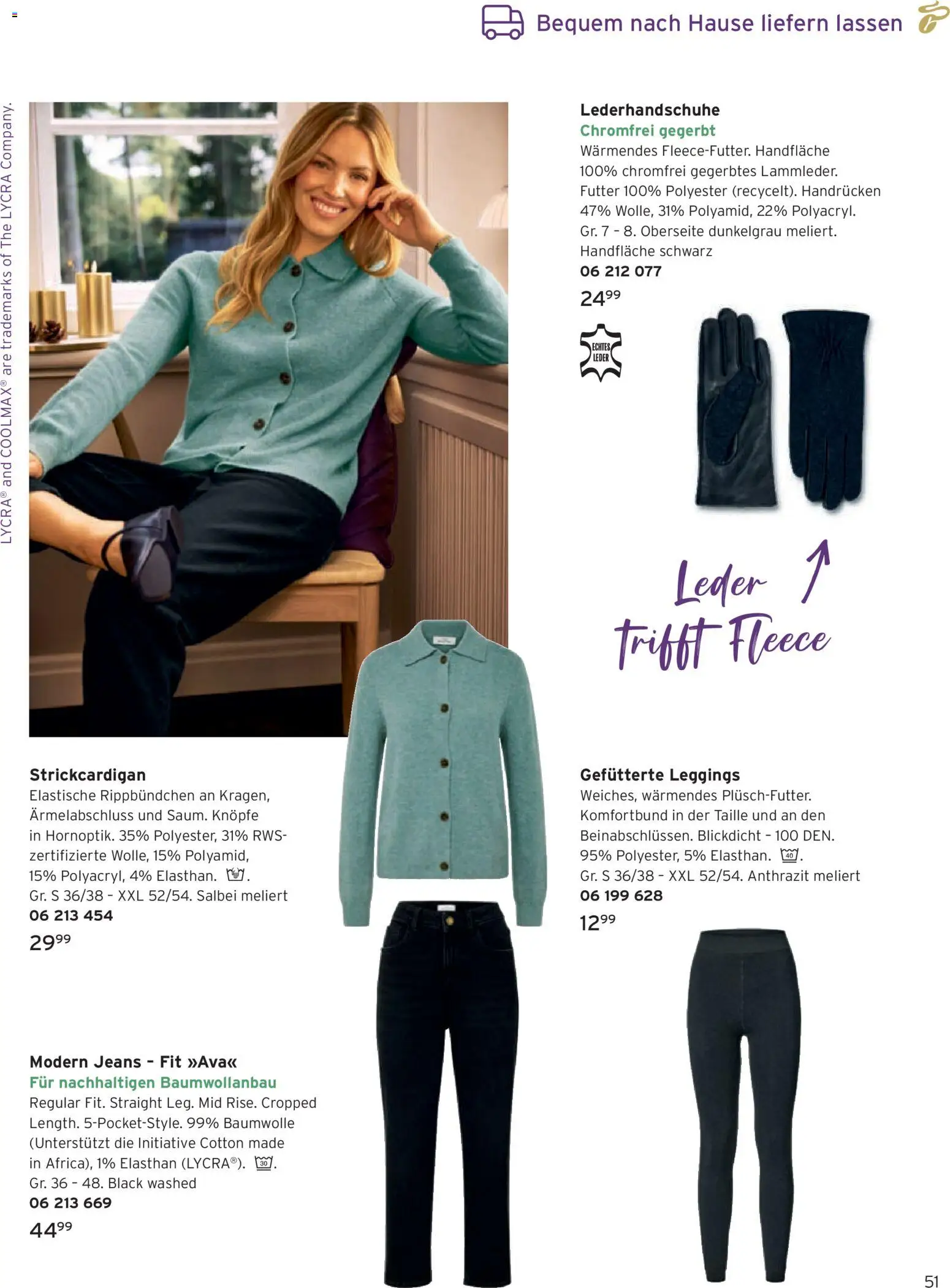 Tchibo Katalog Advent 2025 – gültig ab 14.11.2025 | Seite: 51 | Produkte: Leggings, Jeans