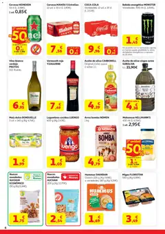 Vista previa Alcampo Supermercado Nacional válido desde el 07.04.2026 | Página: 6 | Productos: Vino, Té, Aceite de oliva, Σπανάκι