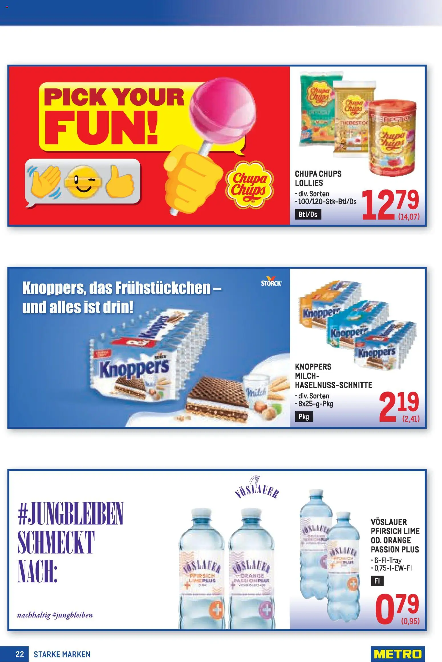 Metro angebote Starke Marken gültig ab 30.04.2026 | Seite: 22 | Produkte: Pfirsich, Milch