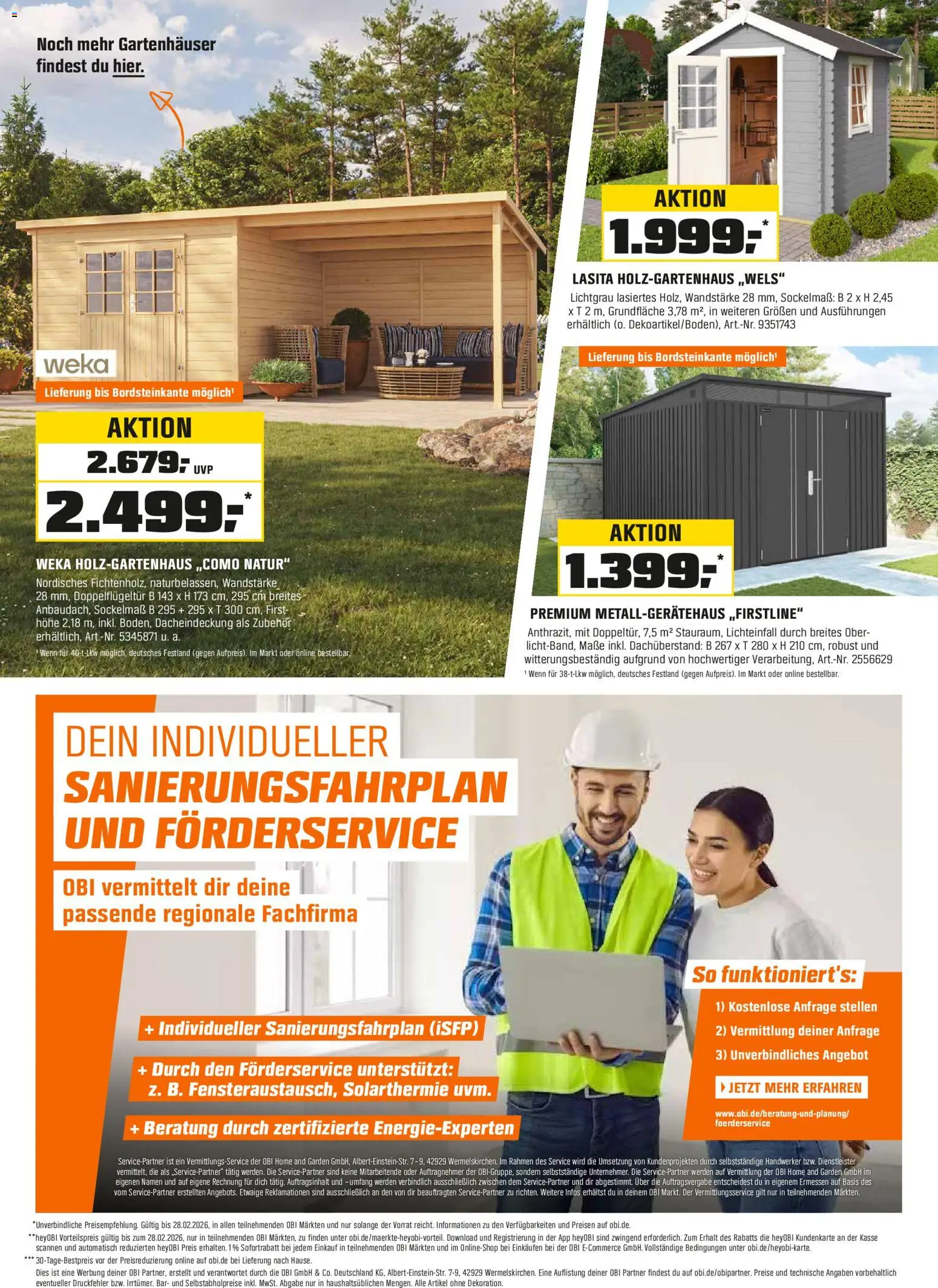 Obi Prospekt 	 – gültig ab 30.01.2026 | Seite: 13