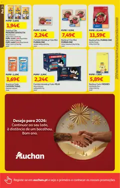 Pré-visualização Auchan folheto válido de 01.01.2026 | Página: 16 | Produtos: Purina one, Frango, Peru, Salmão