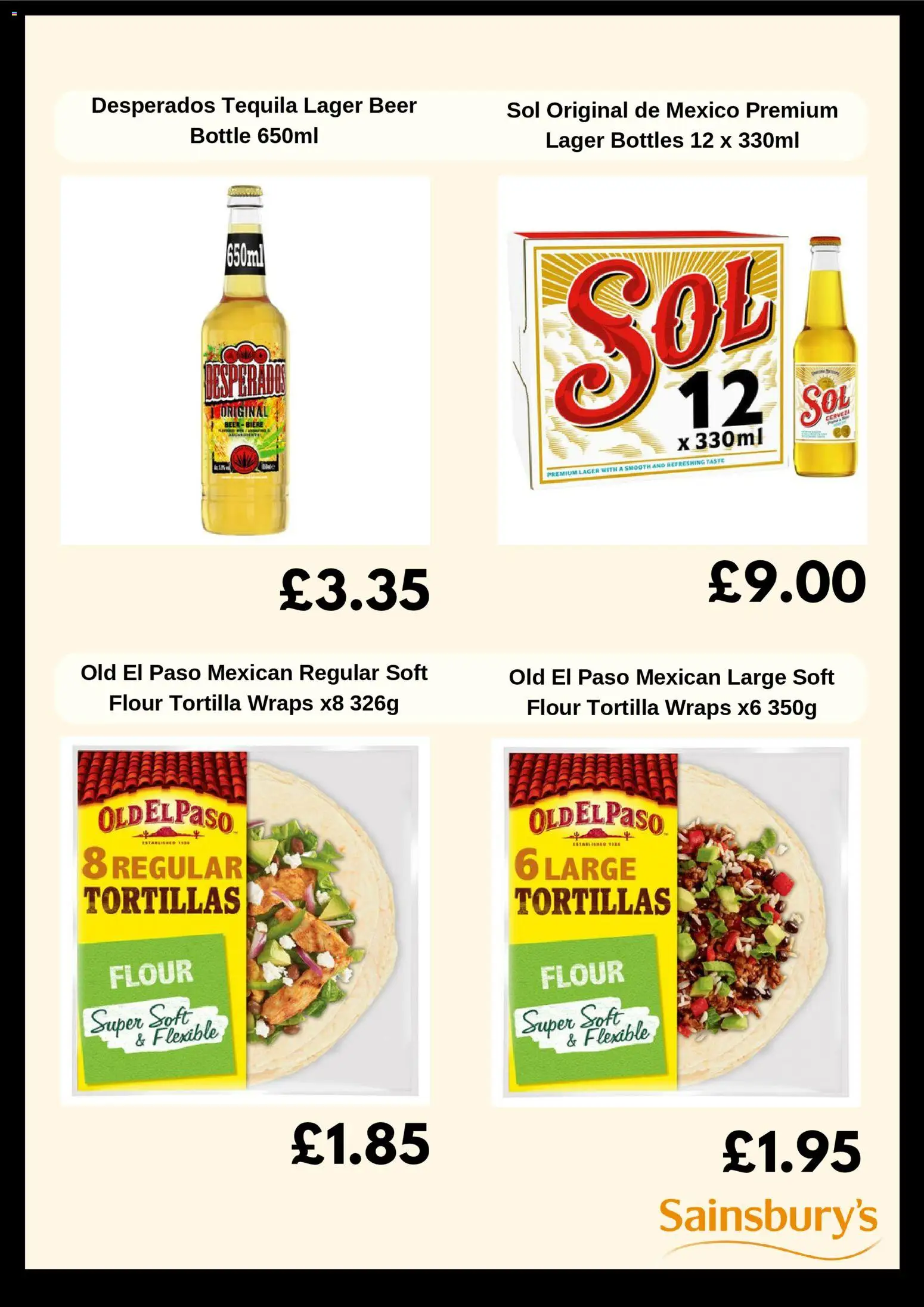 {H1} | Page: 5 | Products: Tortilla, Beer