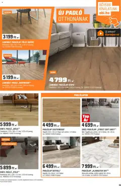 OBI Akciós újság - amely érvényes a következő dátumtól: 01.10.2025 | Oldal: 13 | Termékek: Laminált padló, Padlólap, Vinyl padló, Csempe