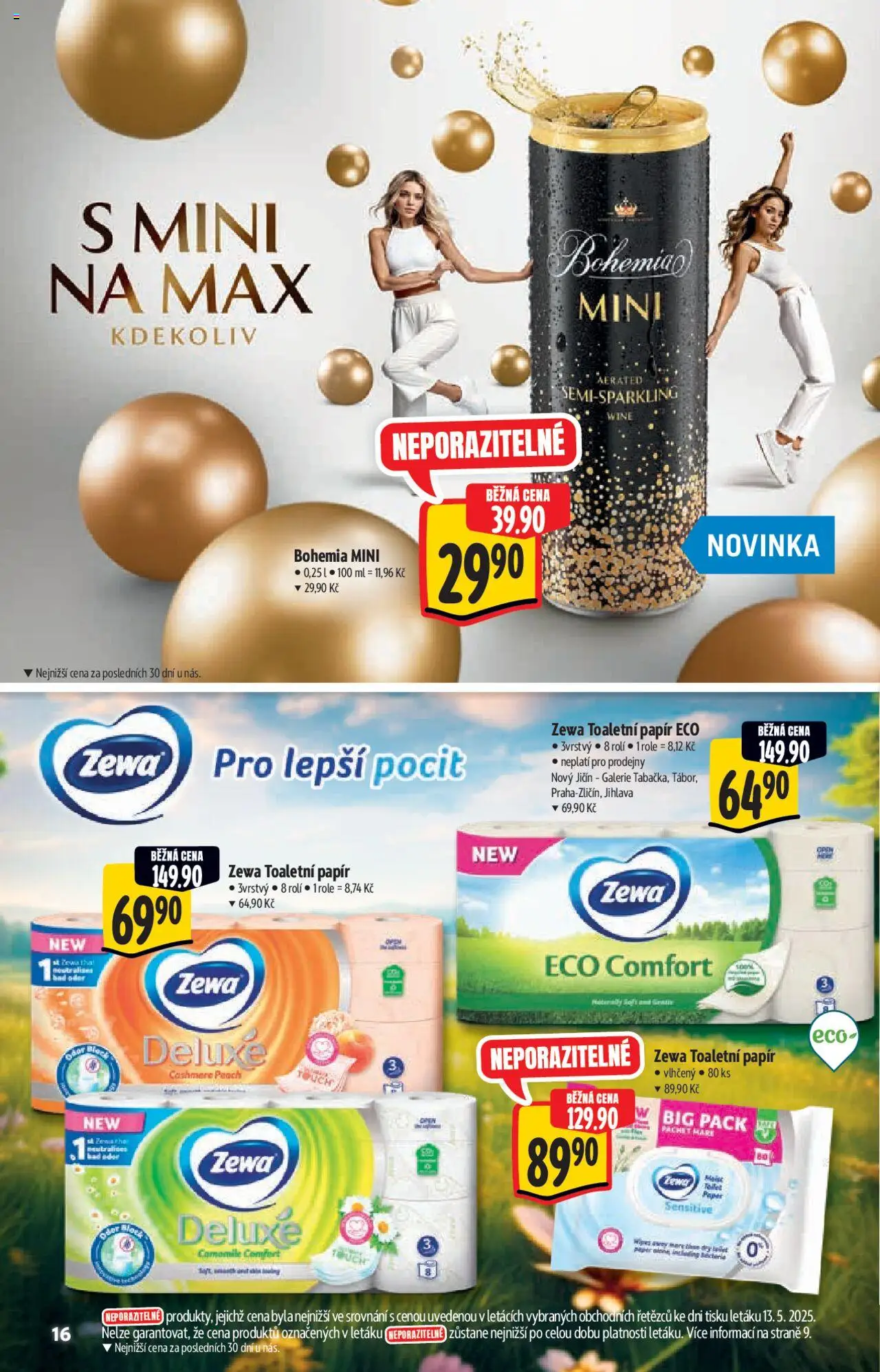 Albert katalog - Hypermarket od 21.05.2025 | Strana: 16 | Produkty: Zewa deluxe, Toaletní papír, Zewa, Zewa Toaletní papír