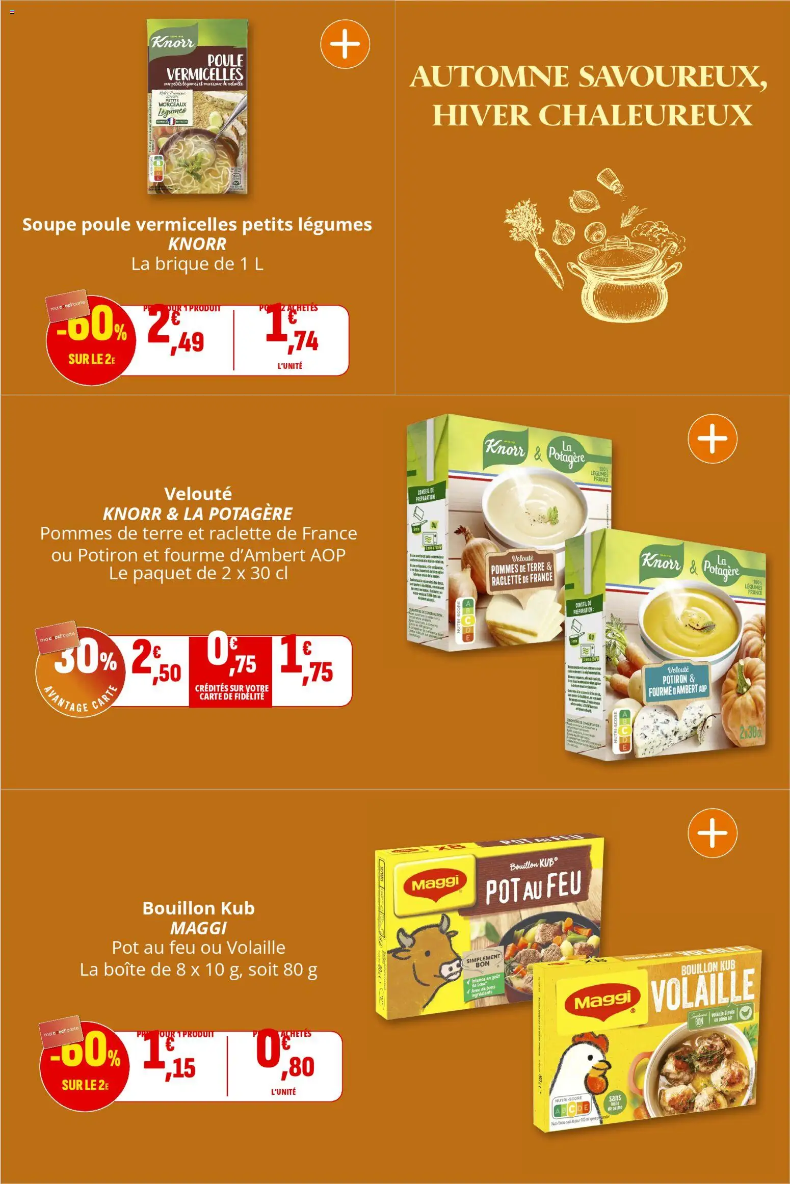 {H1} | Page: 7 | Produits: Soupe, Potiron, Volaille, Pommes de terre