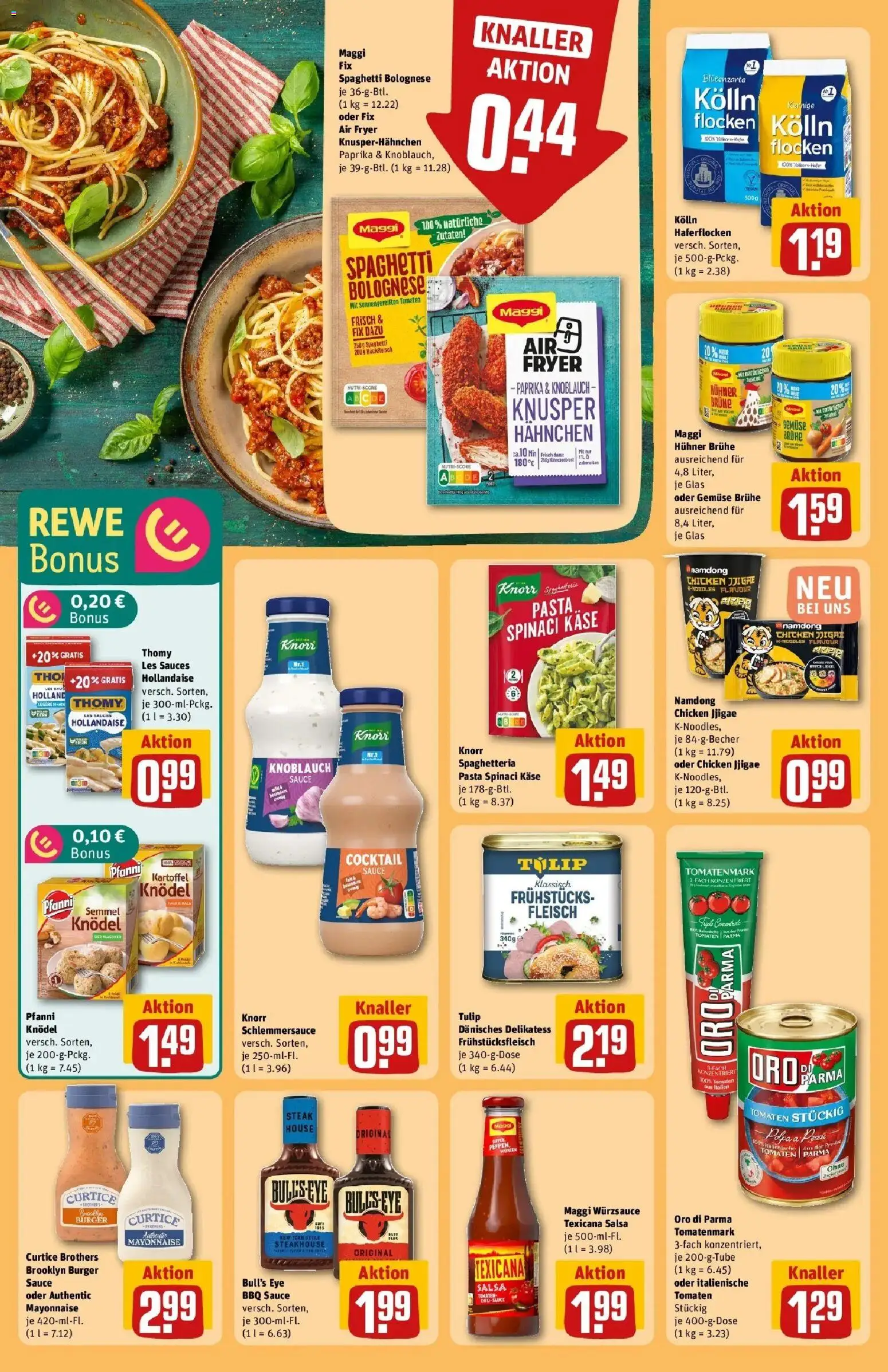 Rewe Prospekt Ludwigshafen / Rheingönheim	 – gültig ab 12.04.2026 | Seite: 22 | Produkte: Thomy les sauces, Maggi, Tomaten, Fleisch