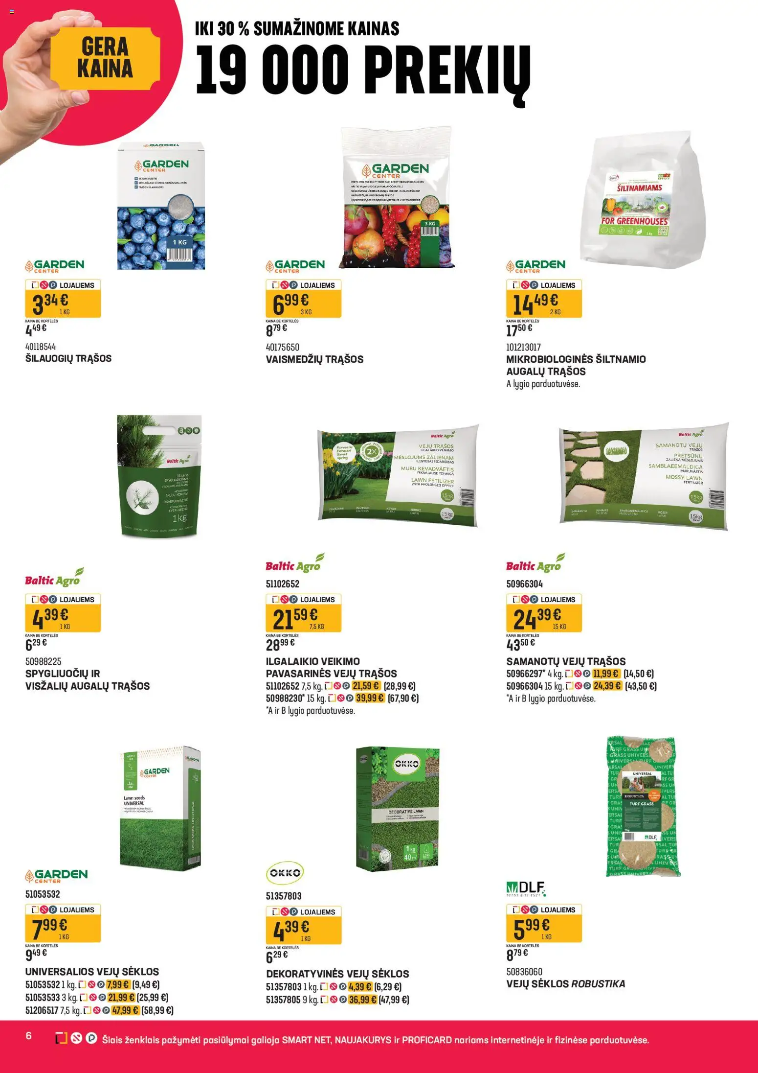 Senukai akcijos nuo 30.04.2026 | Puslapis: 6 | Prekių: Sėklos