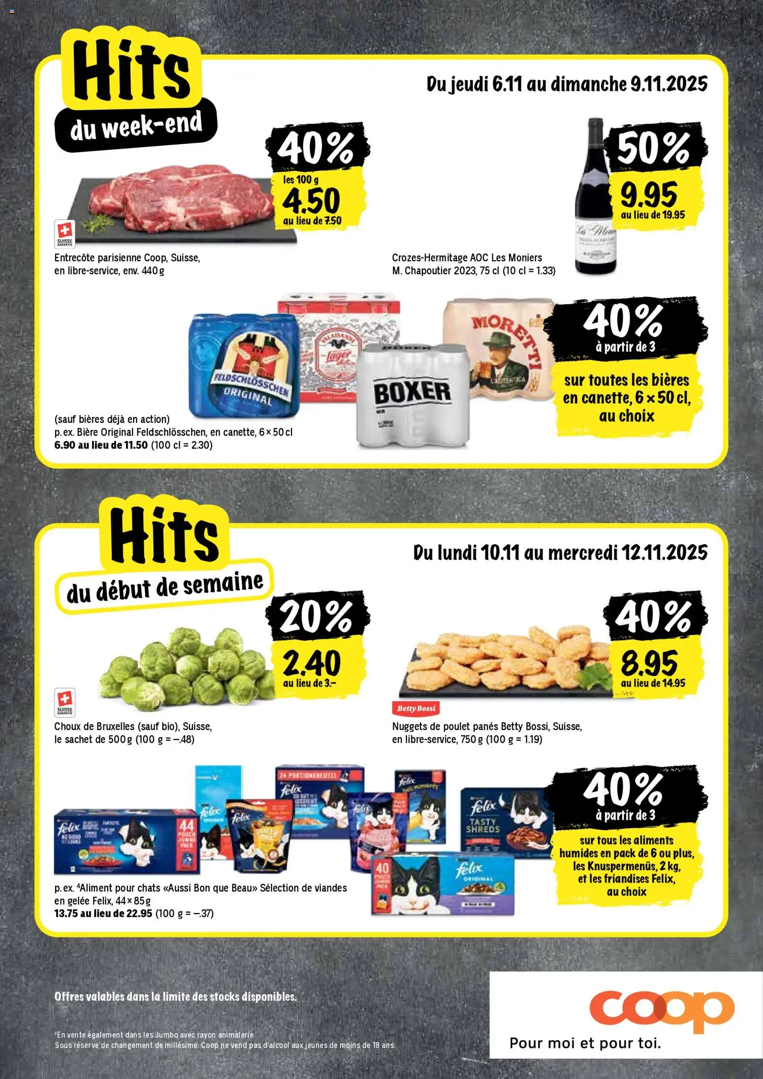 Coop - Les actions de la semaine – gültig ab 06.11.2025 | Seite: 20 | Produkte: Boxer