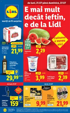 Catalog Lidl – previzualizare al pliantului de la Lidl valabil de la 21.07.2025