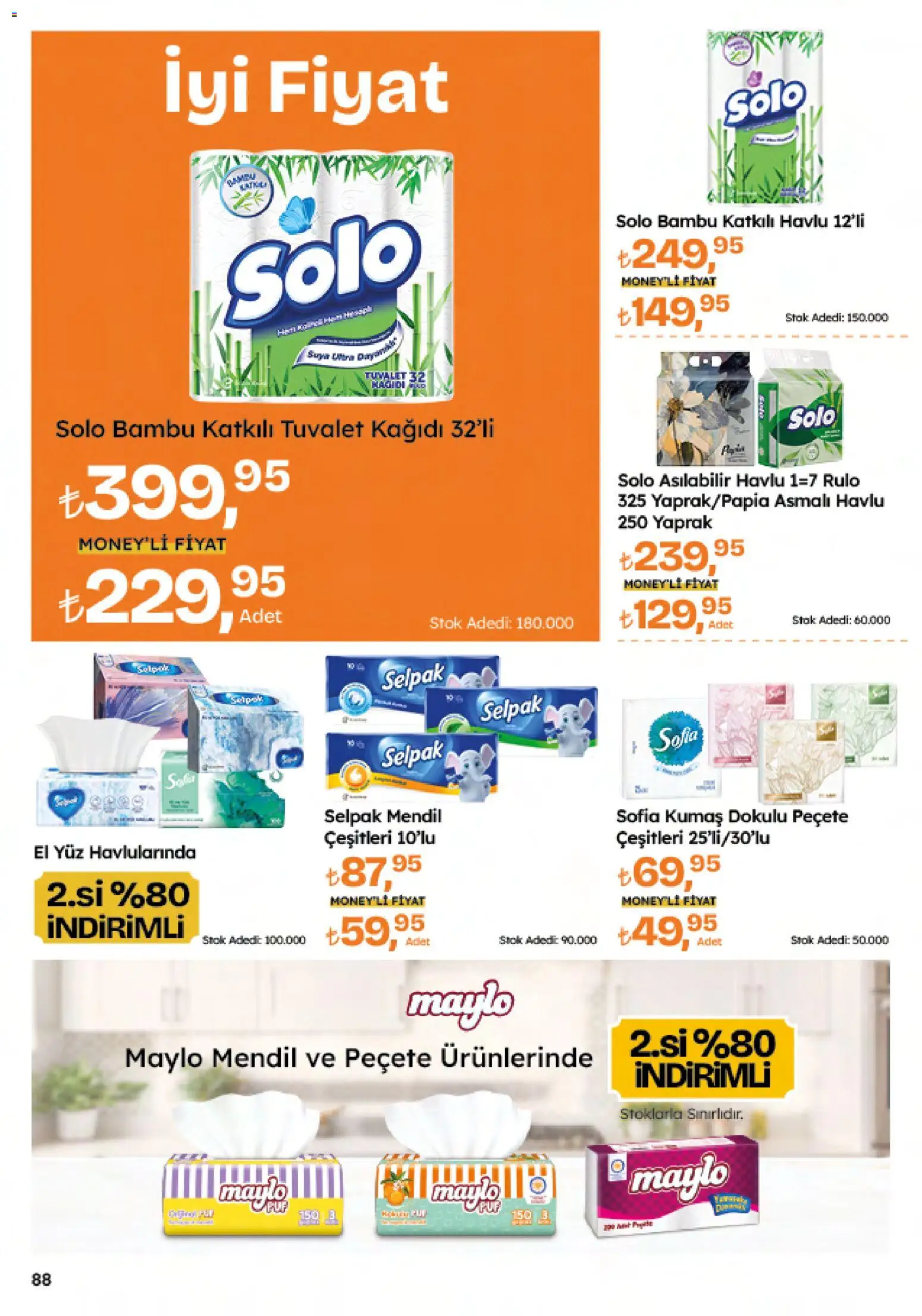 Migros Katalog - 5M Migroskop Dijital - 26.02.2026 tarihinden itibaren geçerlidir | Sayfa: 88 | Ürünler: Tuvalet, Mendil, Tuvalet kağıdı