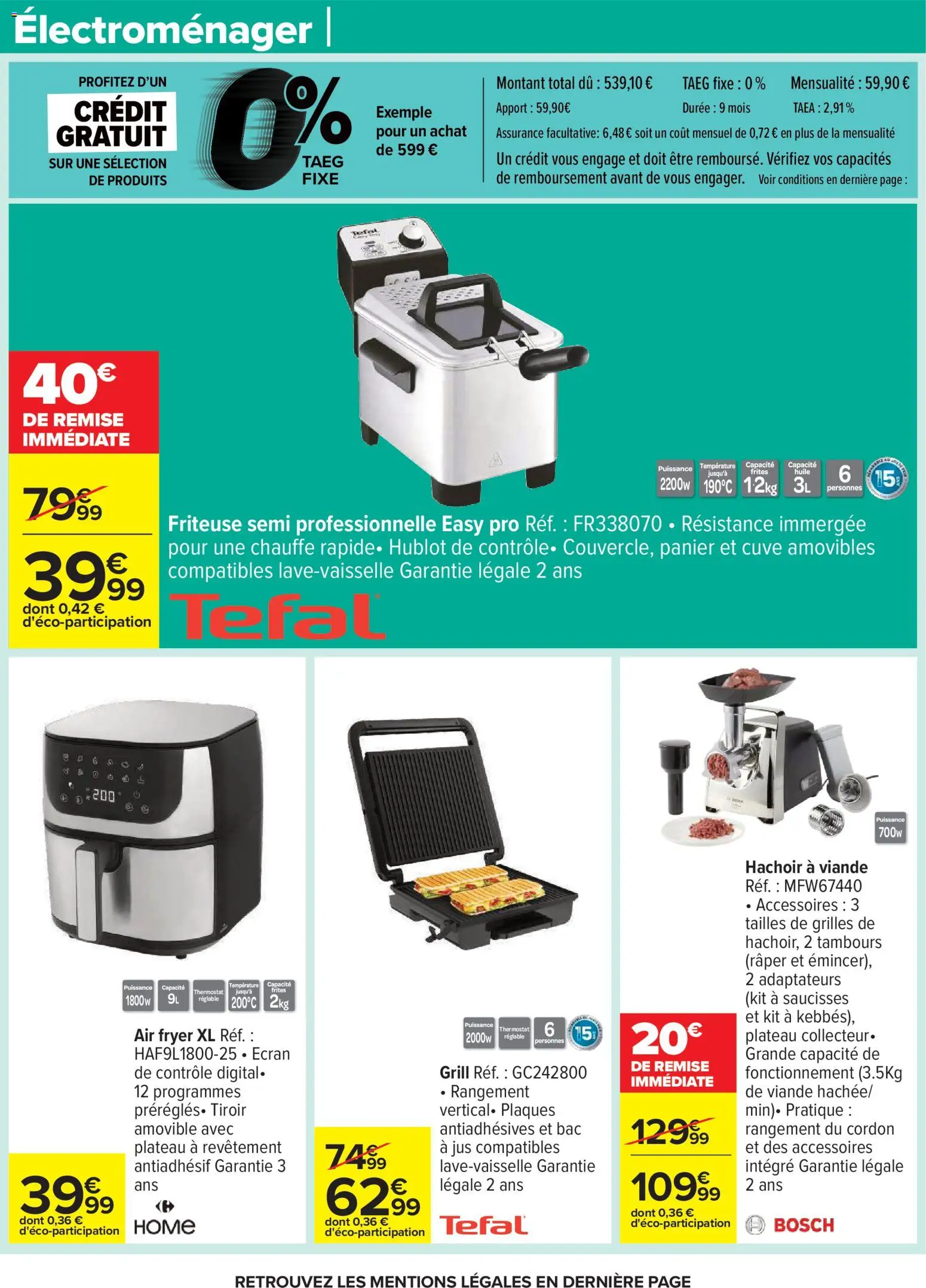 {H1} | Page: 73 | Produits: Frites, Air fryer, Viande, Jus