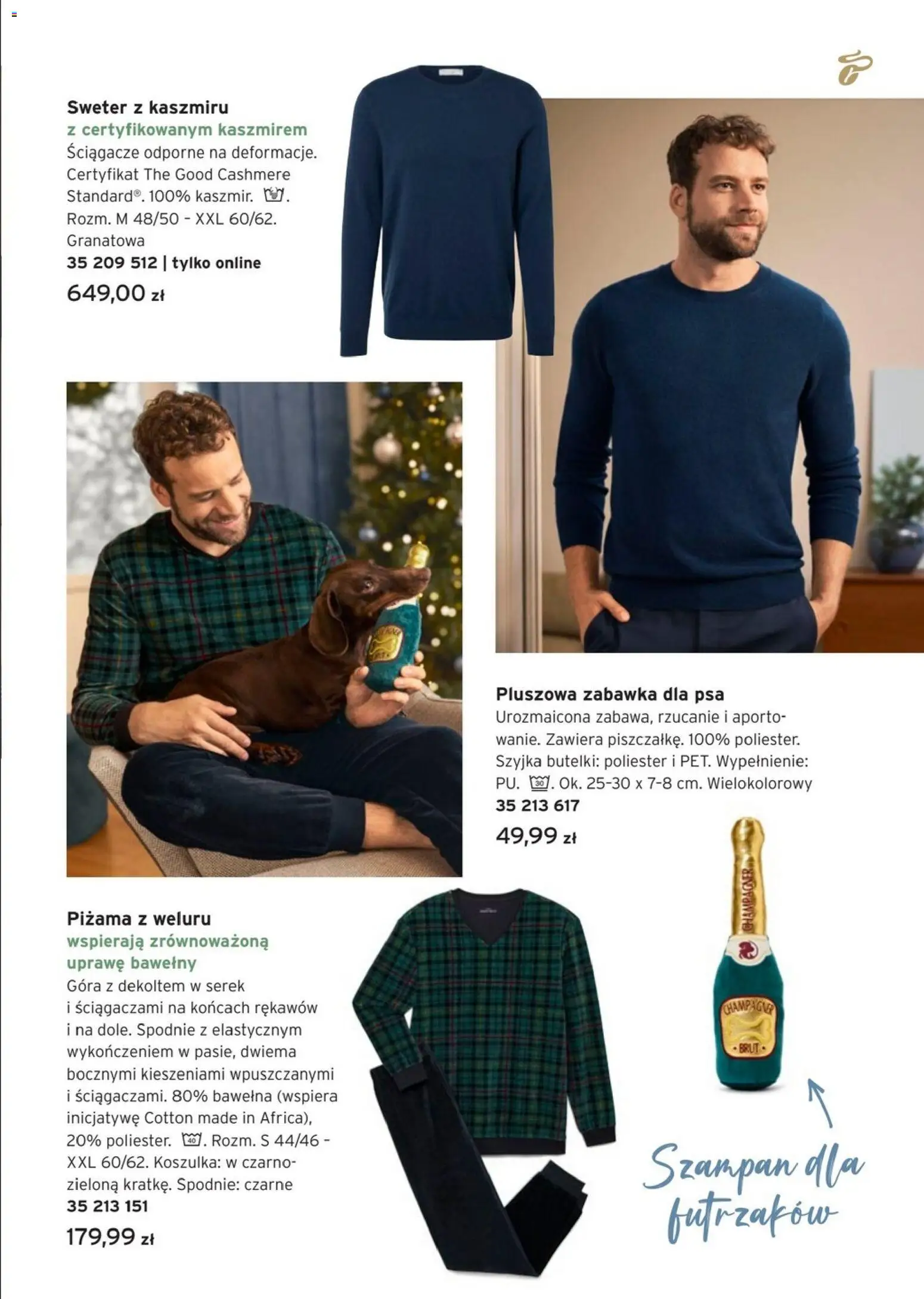 Tchibo promocje od 25.11.2025 | Strona: 11 | Produkty: Sweter, Spodnie, Piżama, Champagne