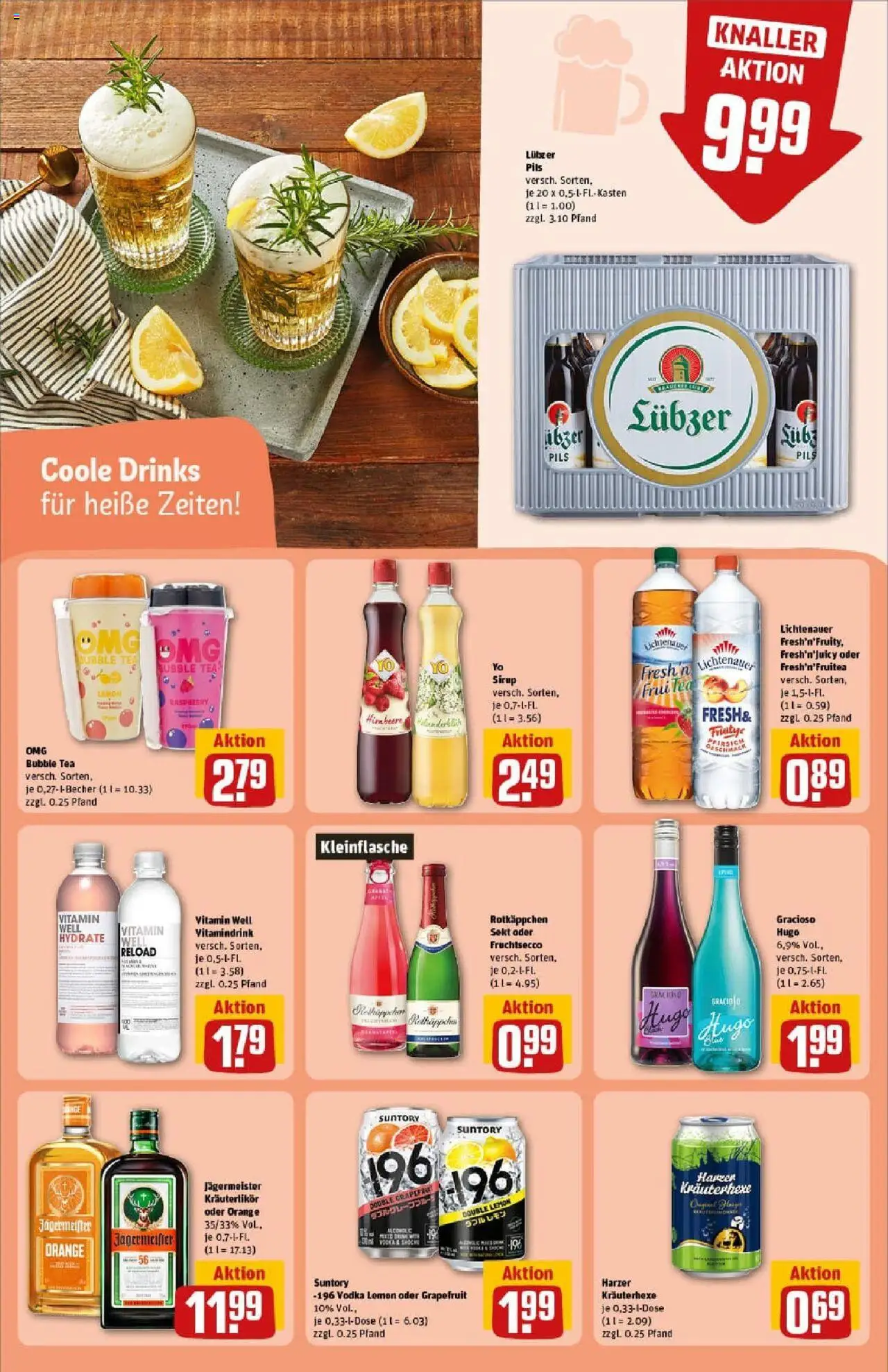 Rewe prospekt Weimar / Schöndorf	 - gültig ab dem 13.07.2025 | Seite: 21 | Produkte: Rotkappchen sekt, Fruchtsecco, Himbeere, Vodka