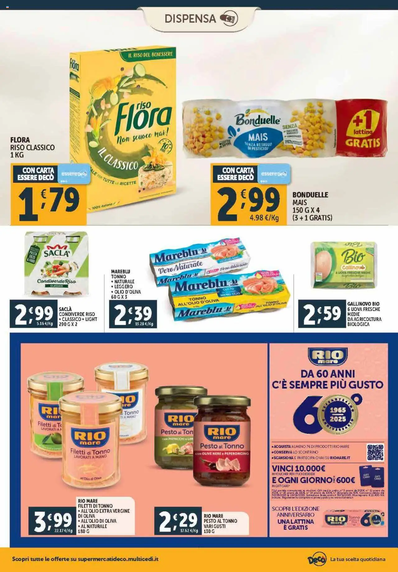 Volantino Decò del 21.08.2025 | Pagina: 10 | Prodotti: Lima, Peperoncino, Pesto, Tonno