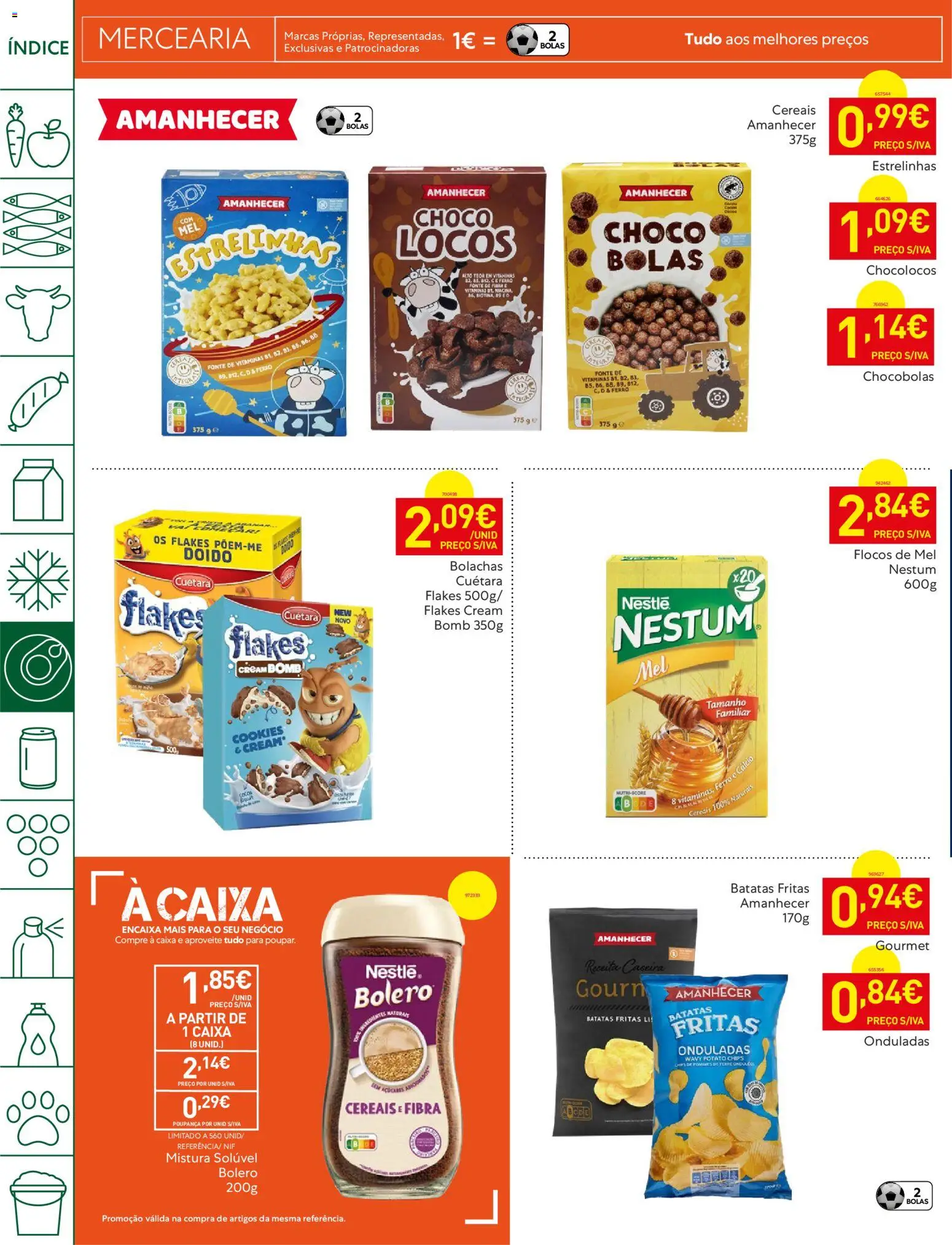 Recheio folheto │ válido de 28.04.2026 | Página: 28 | Produtos: Bolachas, Nestlé, Cereais, Batatas fritas