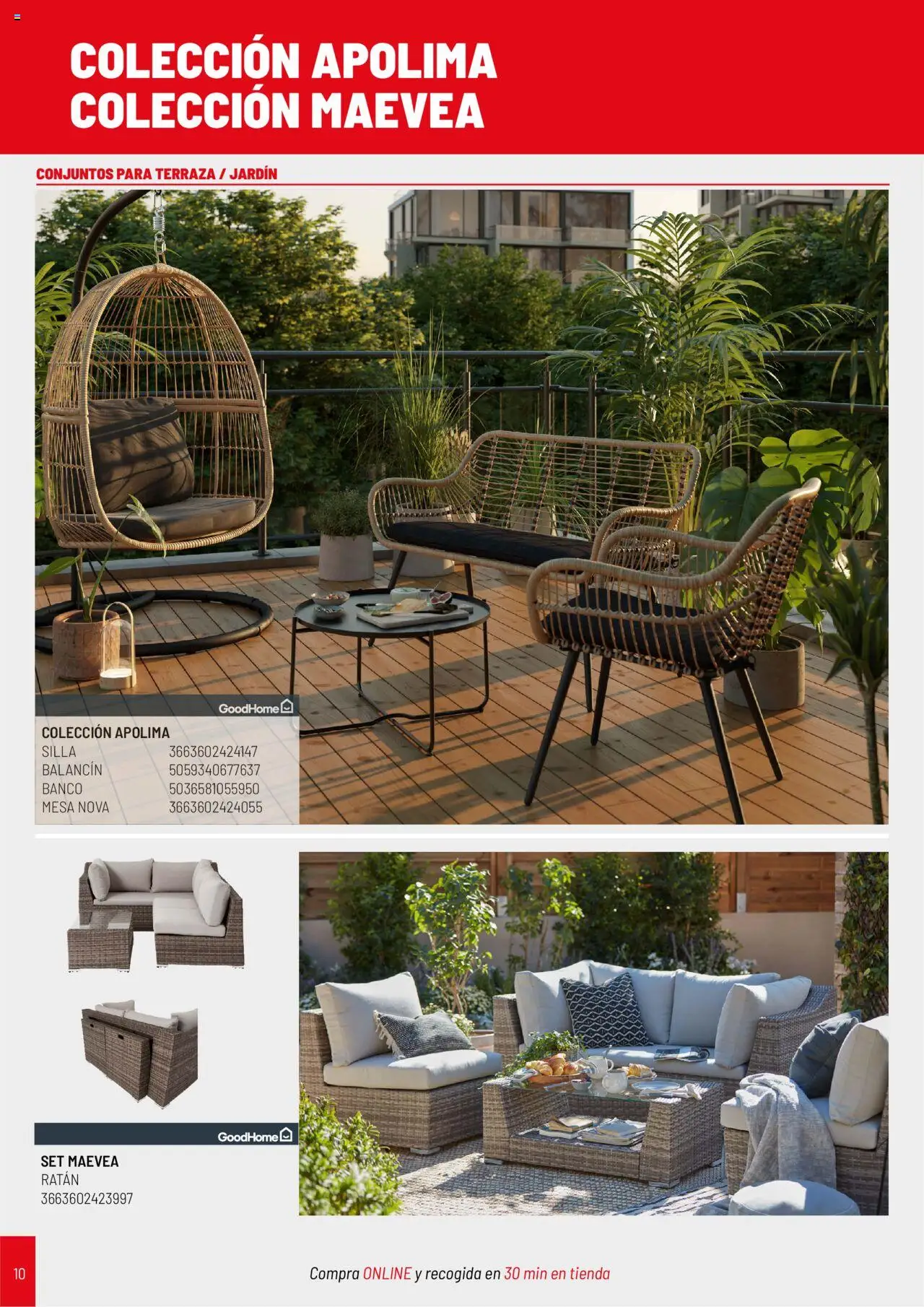 Brico Depôt Jardín │ válido desde el 25.04.2025 | Página: 10 | Productos: Mesa, Silla