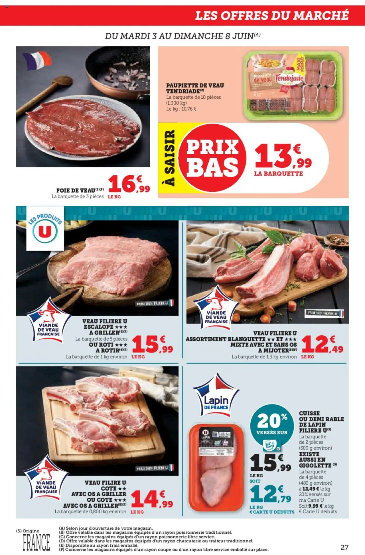  | Page: 27 | Produits: Lapin, Poissonnerie, Viande
