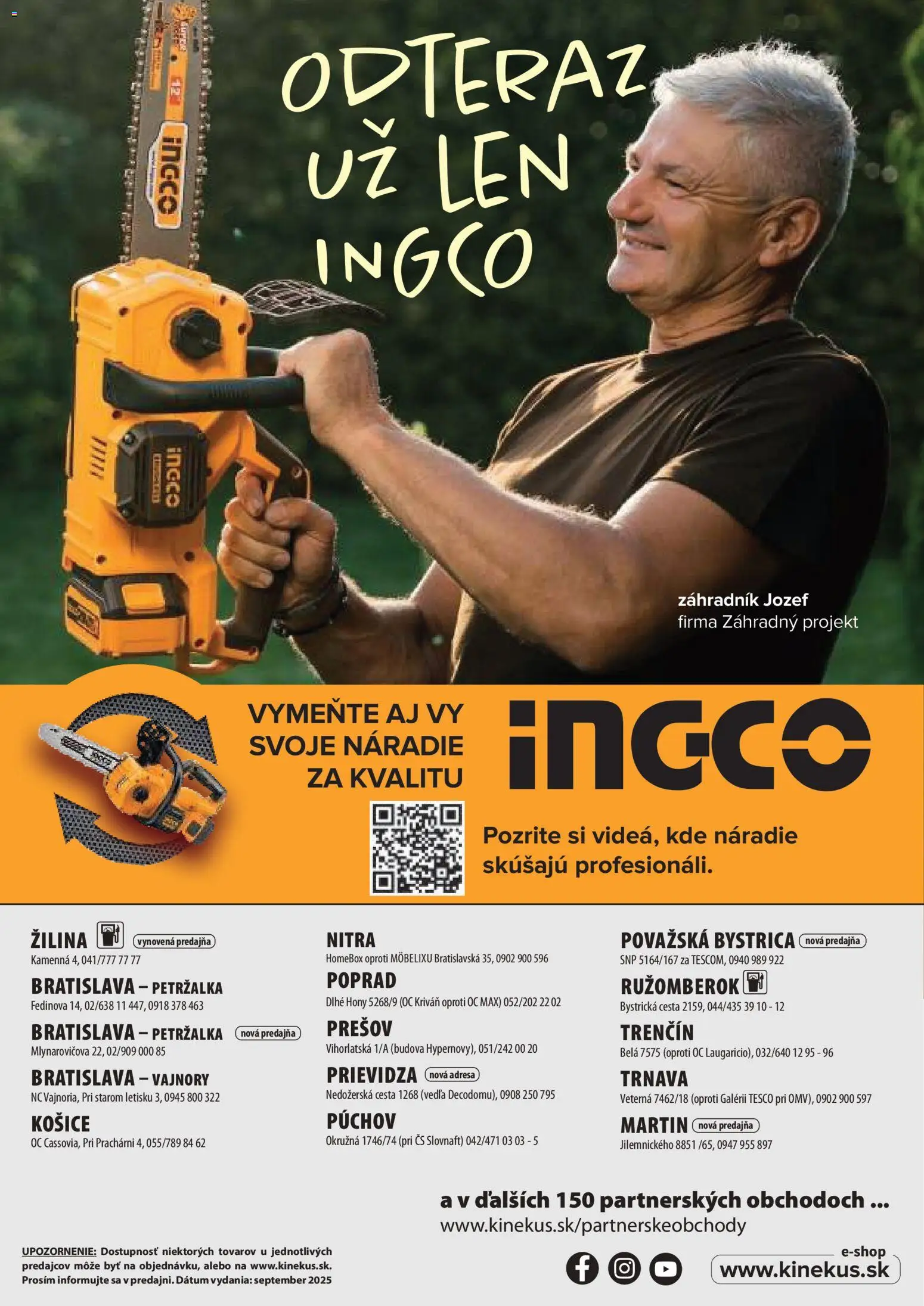 Nové Kinekus akcie – leták je platný od 27.10.2025 | Strana: 97 | Produkty: Náradie