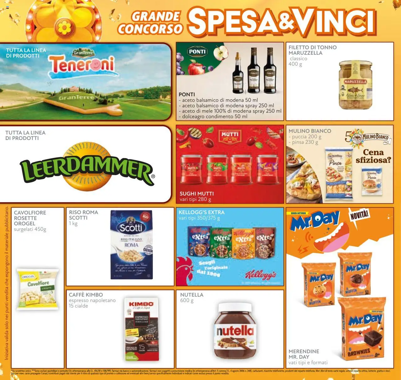 Volantino Conad del 22.10.2025 | Pagina: 8 | Prodotti: Mele, Aceto di mele, Cavolfiore, Tonno