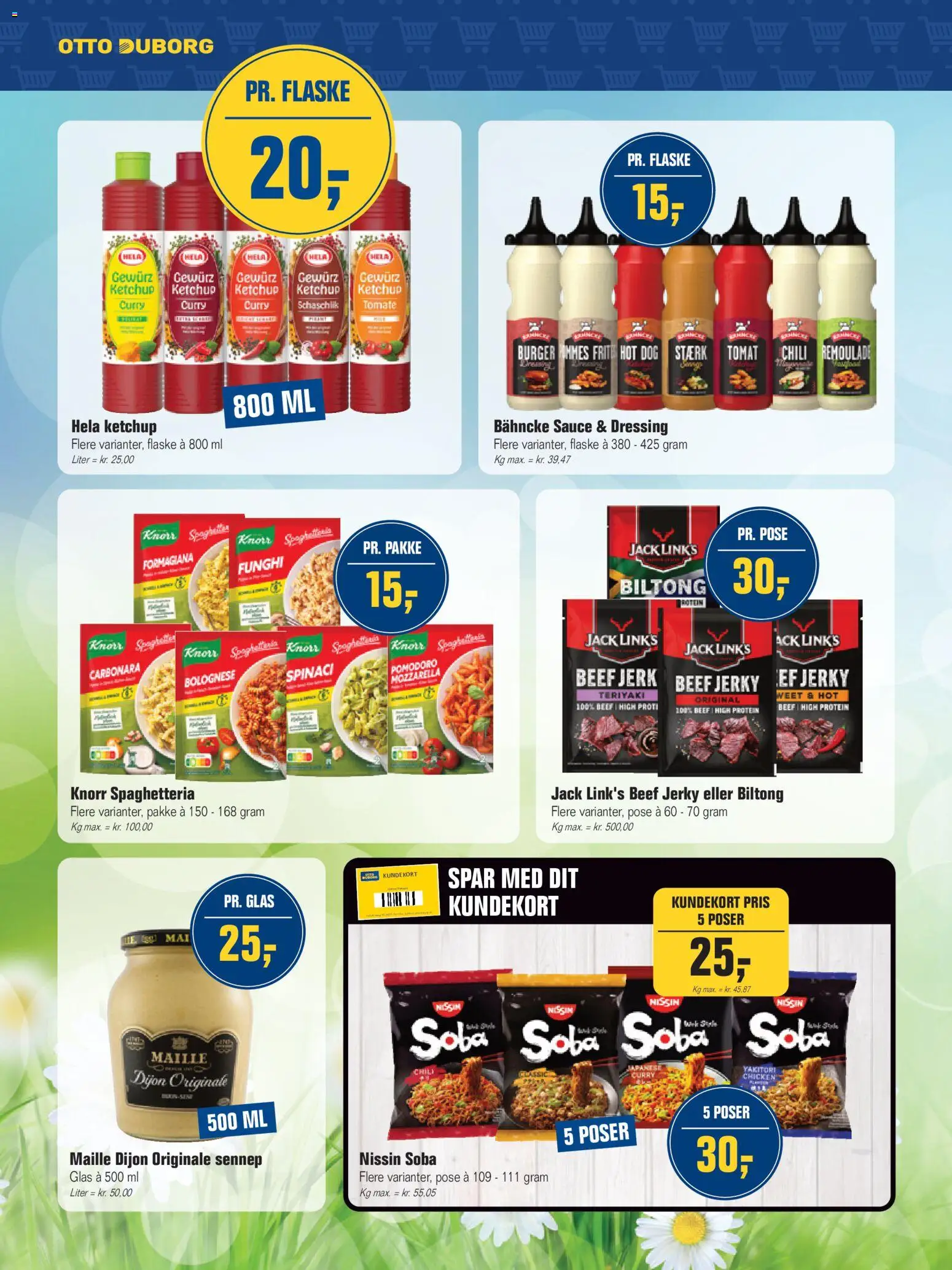 Otto Duborg tilbudsavis – gyldig fra 30.04.2026 | Side: 4 | Produkter: Ketchup, Dressing, Sennep, Mozzarella