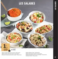 E.Leclerc - Prévisualisation de E.Leclerc Votre service traiteur valide à partir de 08.04.2025 | Page: 21 | Produits: Carottes, Jambon, Jus, Pâtes