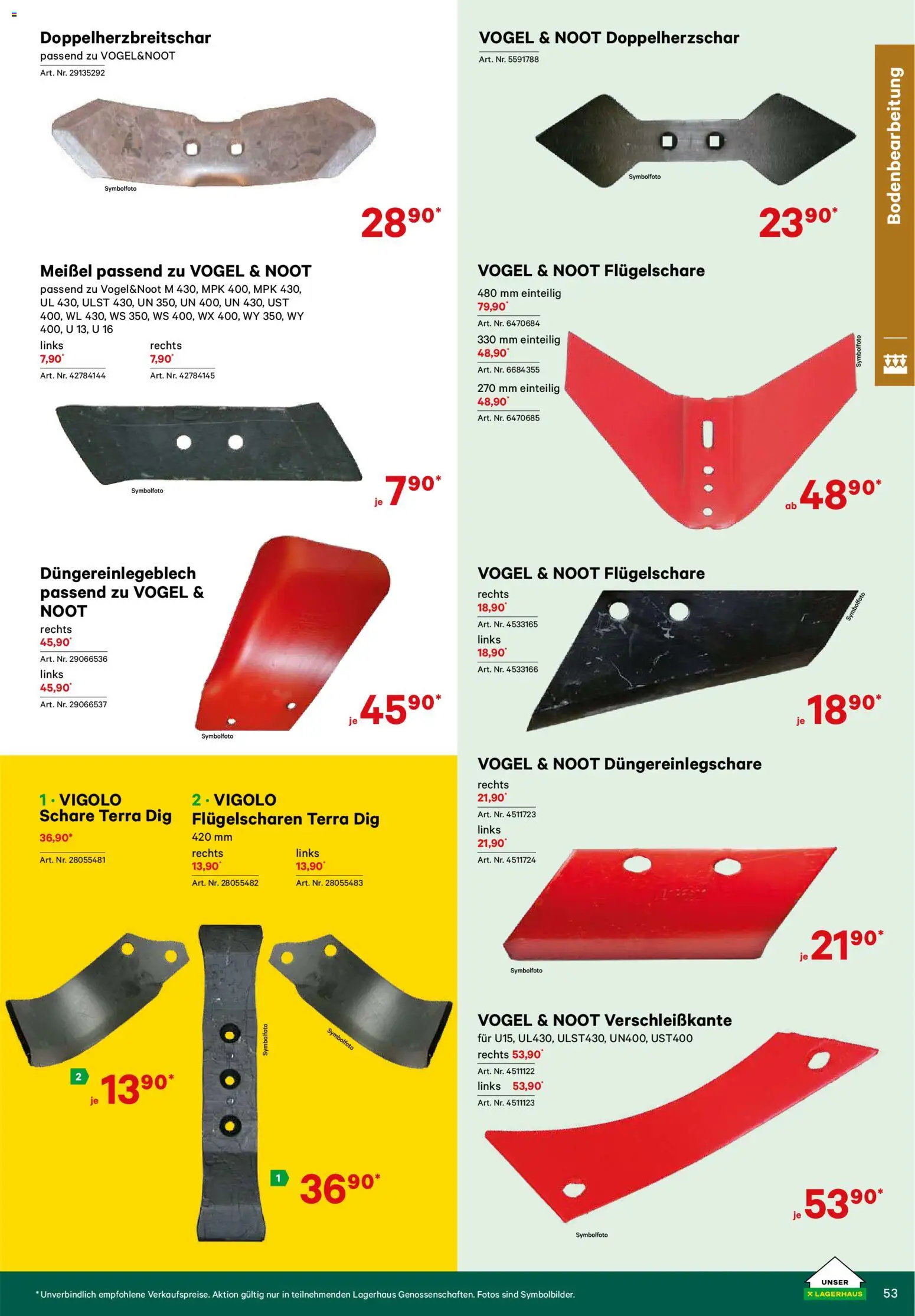 Lagerhaus Verschleißteile & Zubehör gültig ab 01.01.2026 | Seite: 53
