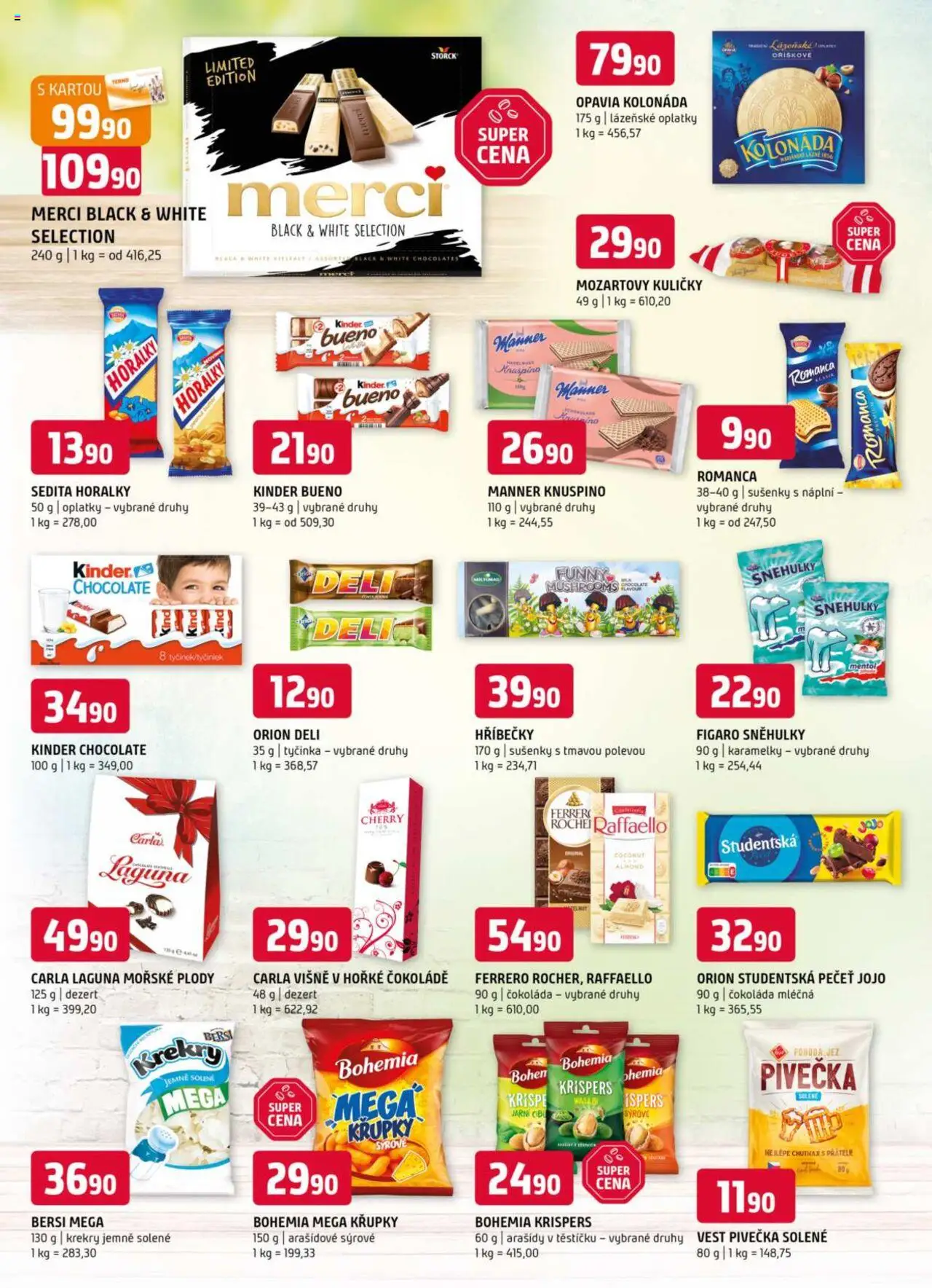 Terno leták od 10.09.2025 | Strana: 8 | Produkty: Merci, Krekry, Kinder, Oplatky