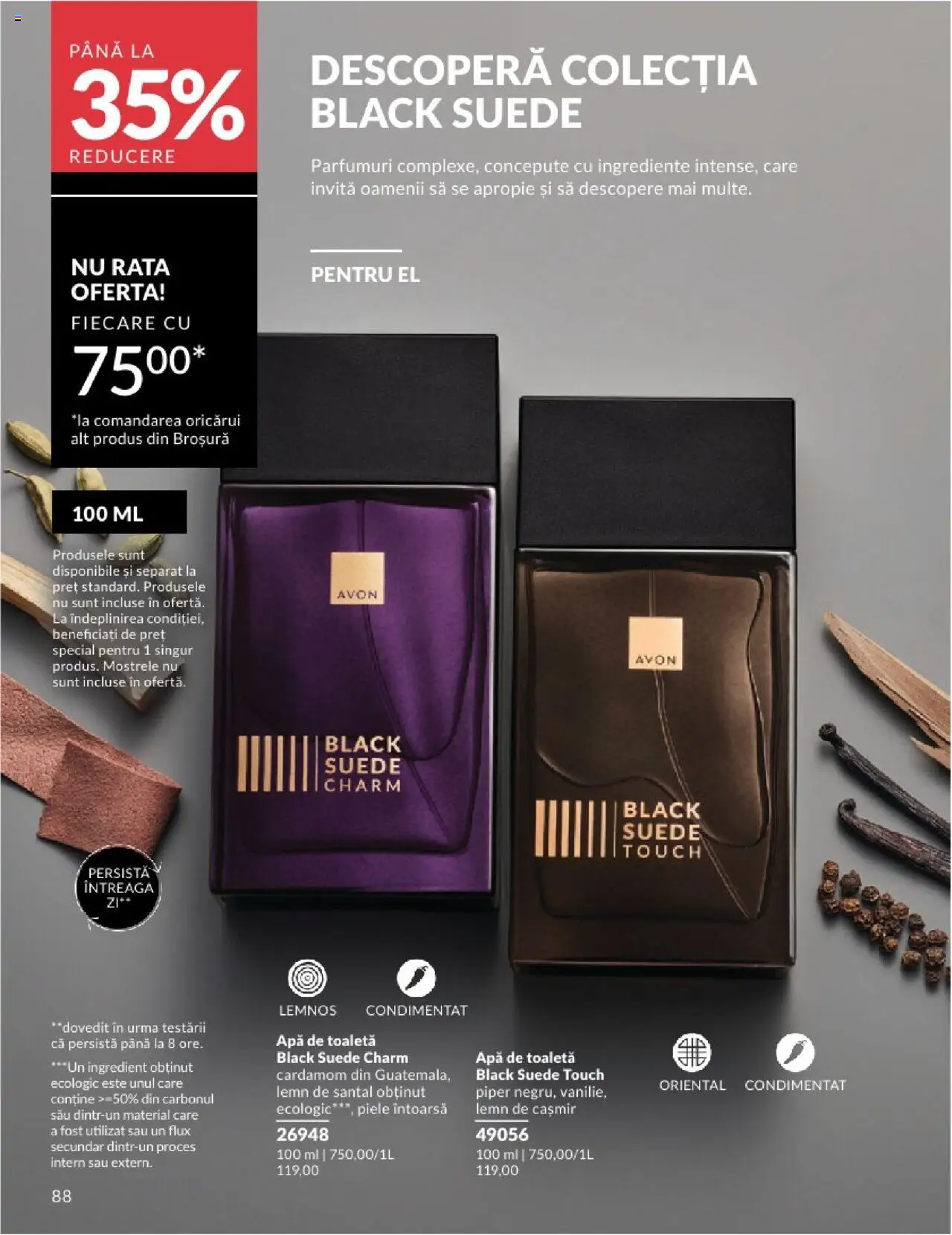 Catalog Avon - 06 2025 – valabil de la 01.06.2025 | Pagină: 88 | Produse: Toaletă, Rață, Apă, Piper