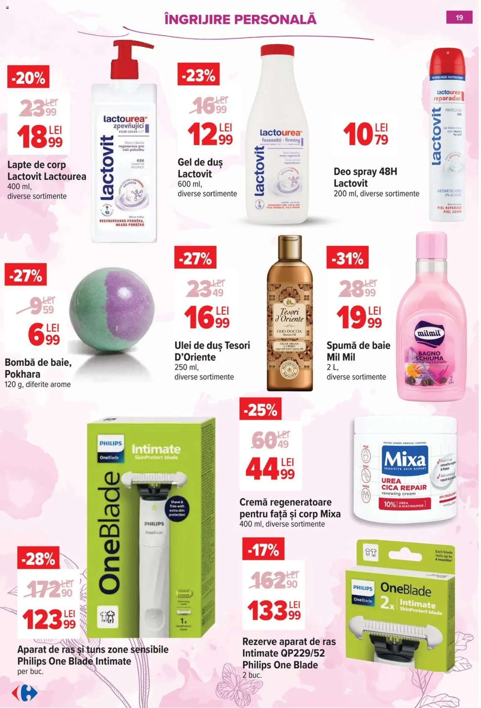 Noul catalog Carrefour – valabil de la 18.02.2026 | Pagină: 19 | Produse: Enginar, Duș, Cremă, Spumă de baie