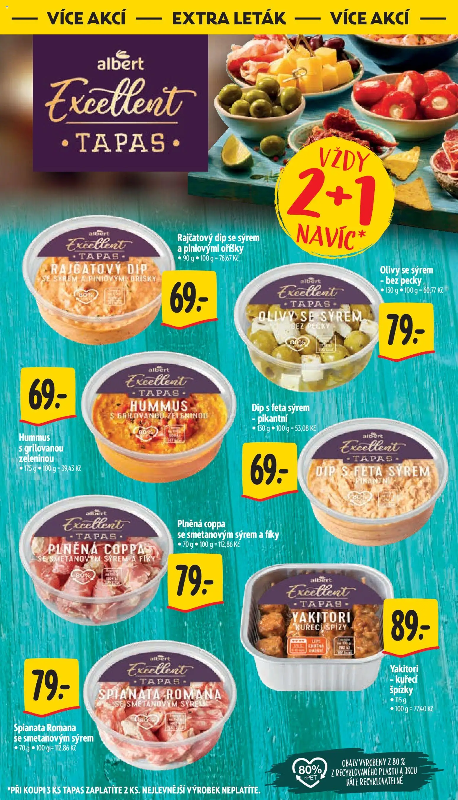 Albert leták - Supermarket od 07.04.2026 | Strana: 41 | Produkty: Hummus, Tapas, Oříšky, Olivy