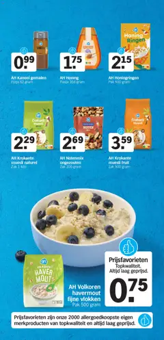  | Pagina: 17 | Producten: Noten, Vlokken, Muesli, Fruit