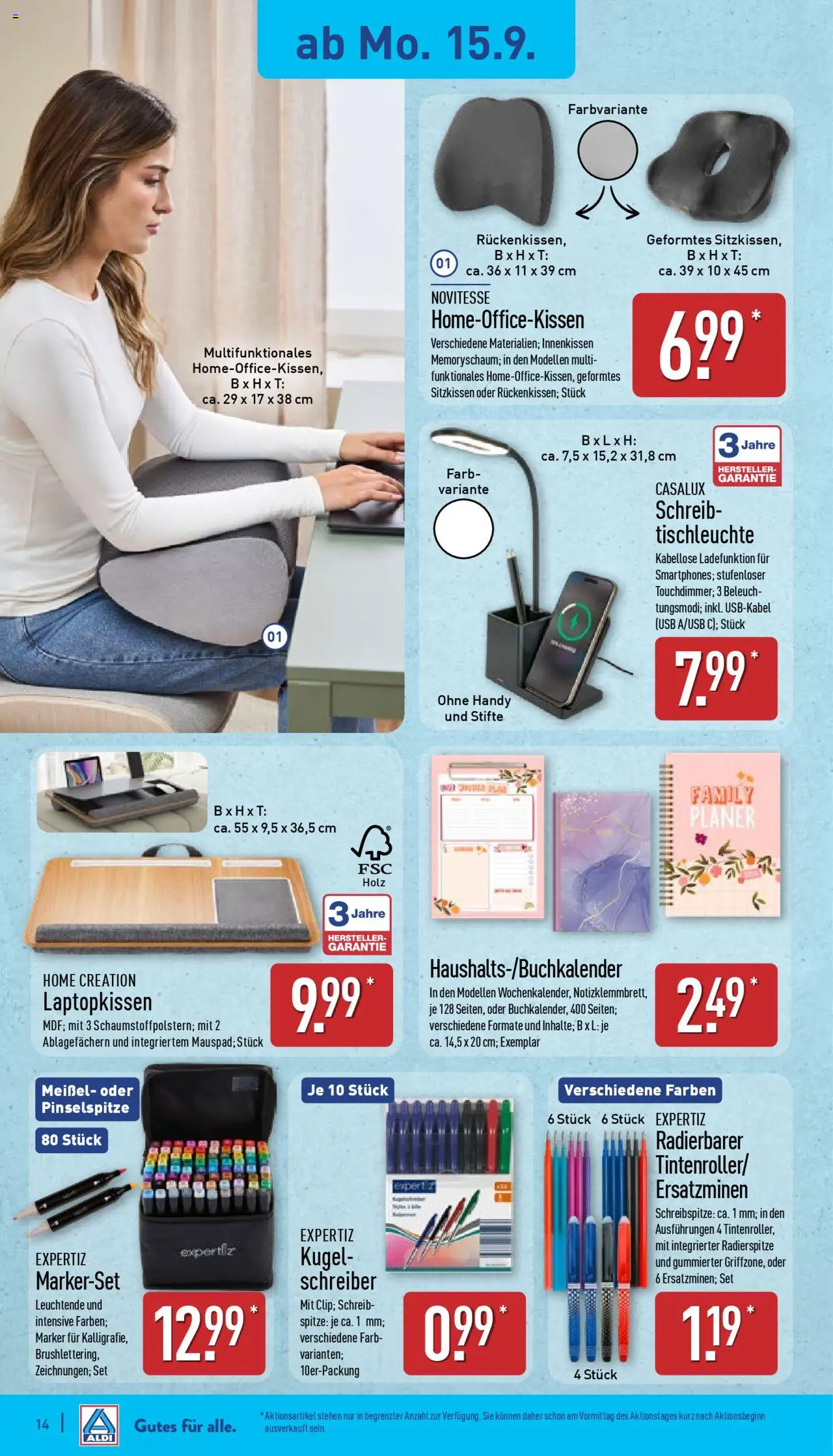 Aldi Prospekt 	 – gültig ab 15.09.2025 | Seite: 14 | Produkte: USB, Home creation