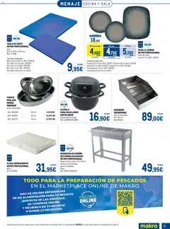 Vista previa Makro Especial Pescados Levante válido desde el 06.04.2026 | Página: 31 | Productos: Pasta, Βρεφικό κρεβάτι, Barbacoa, Cocina