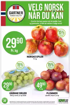  | Side: 13 | Produkter: Epler, Kiwi, Plommer, Druer