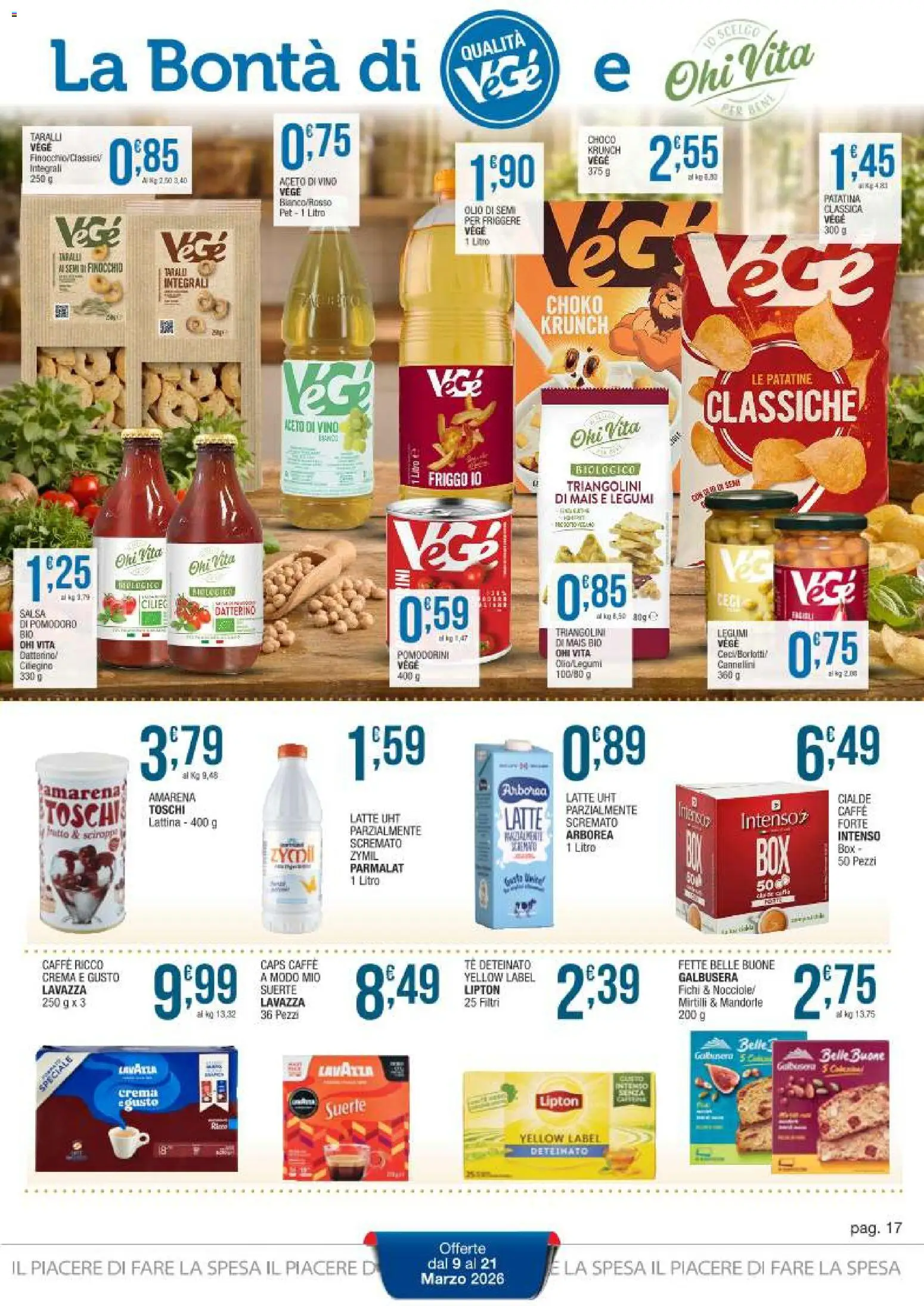 Volantino Sidis del 09.03.2026 | Pagina: 17 | Prodotti: Pomodorini, Crema, Mais, Amarena