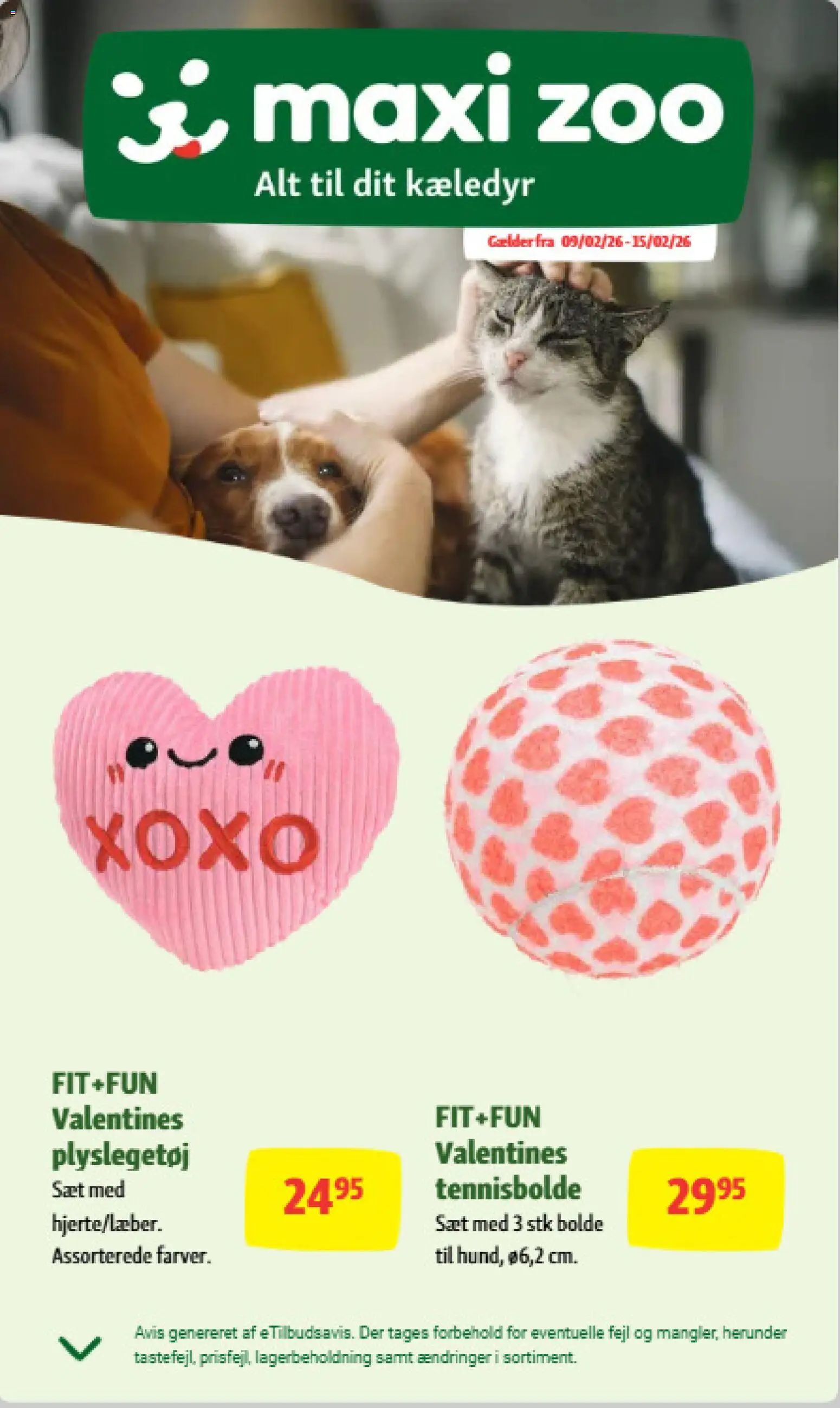 Maxi Zoo tilbudsavis – gyldig fra 09.02.2026 | Side: 1