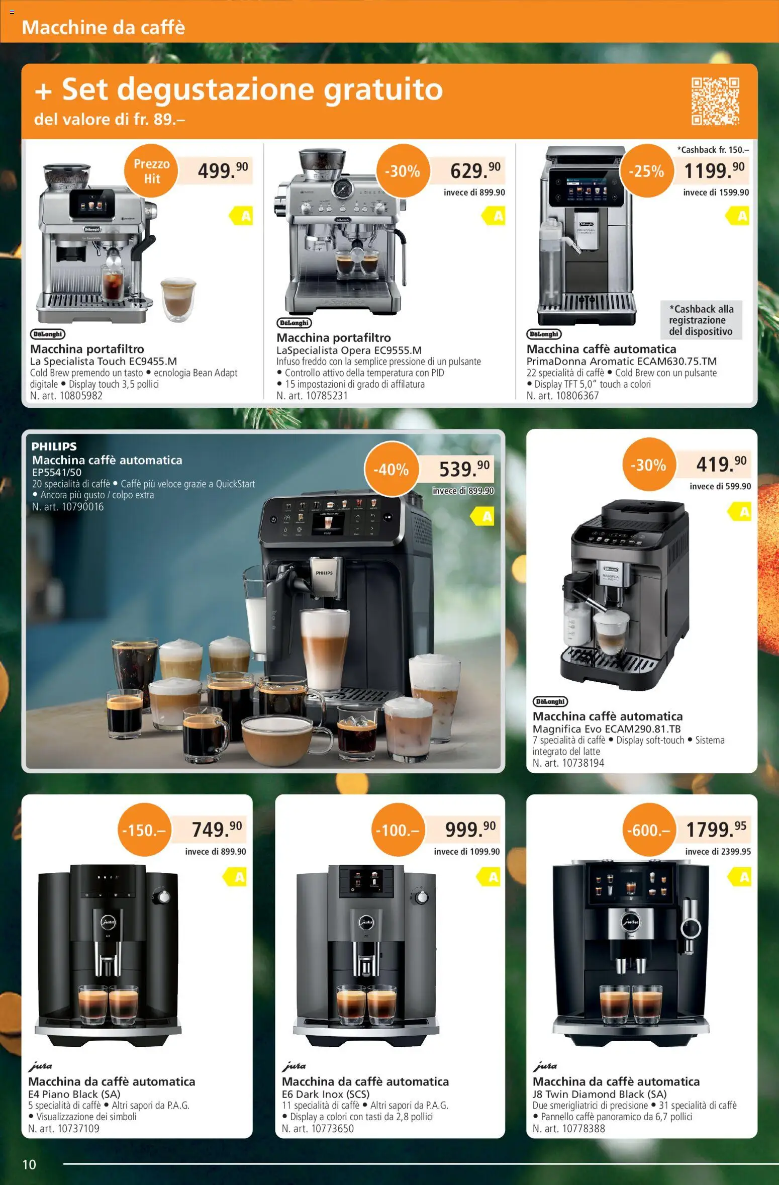 Fust Aktionen IT – gültig ab 01.12.2025 | Seite: 10 | Produkte: Jura, Philips