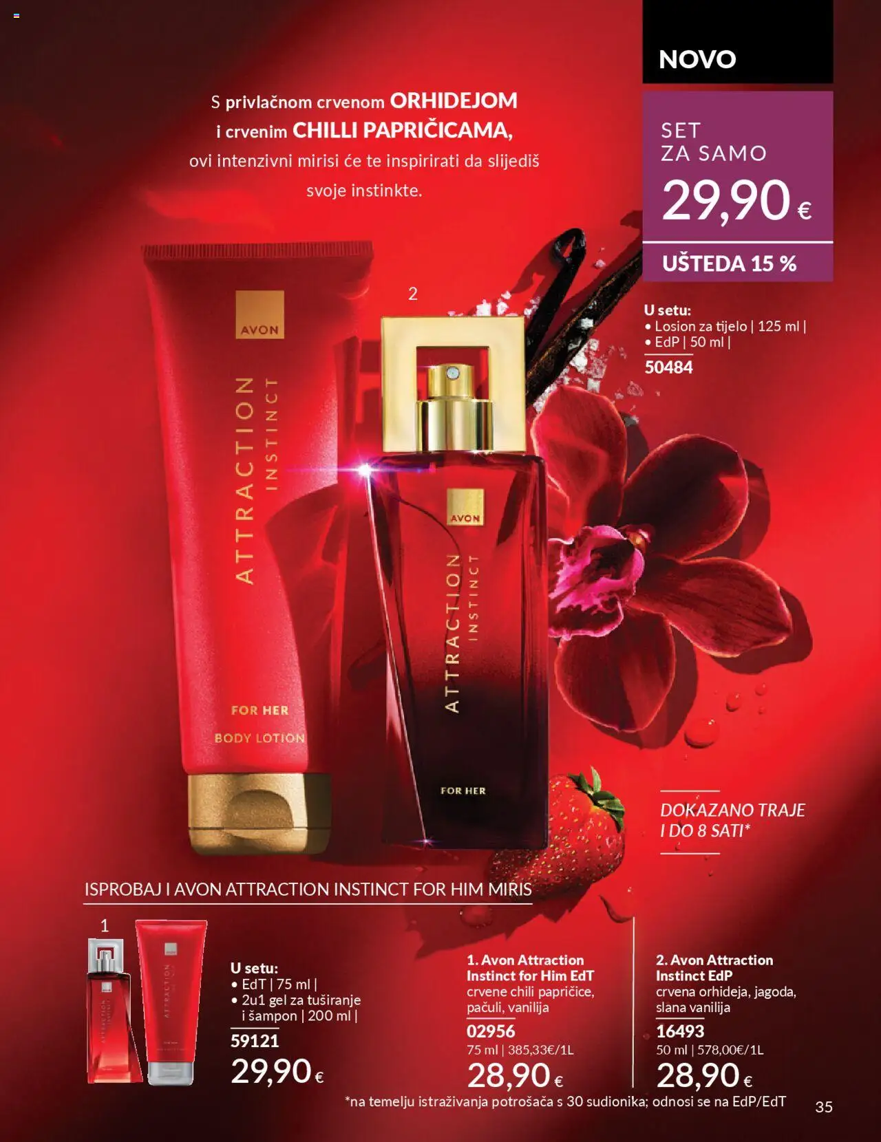 Avon katalog | vrijedi od 30.09.2025 | Stranica: 35 | Proizvodi: Miris, Šampon, Gel za tuširanje