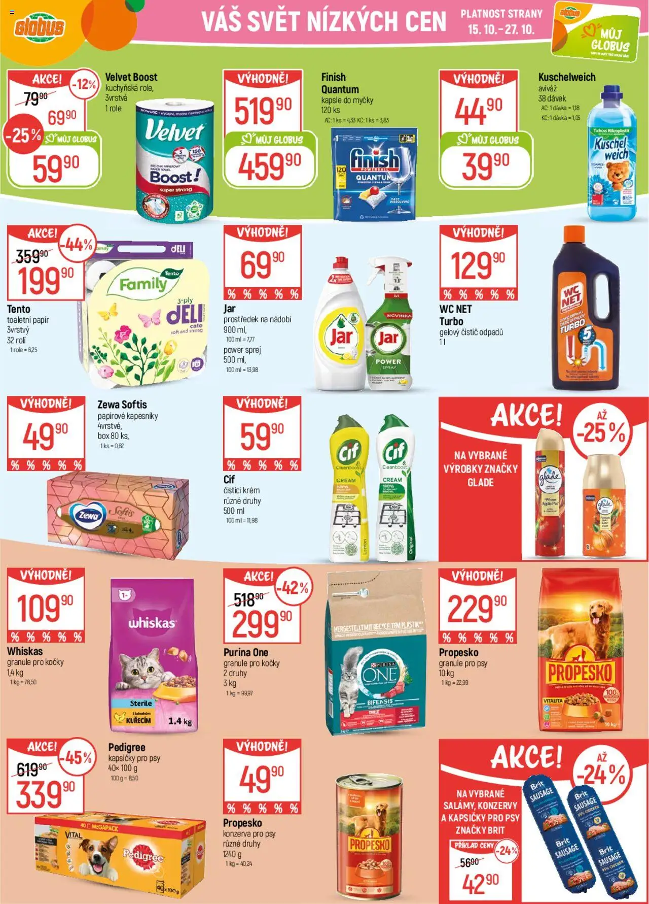Globus leták od 15.10.2025 | Strana: 34 | Produkty: Globus, Whiskas, Propesko, Apple