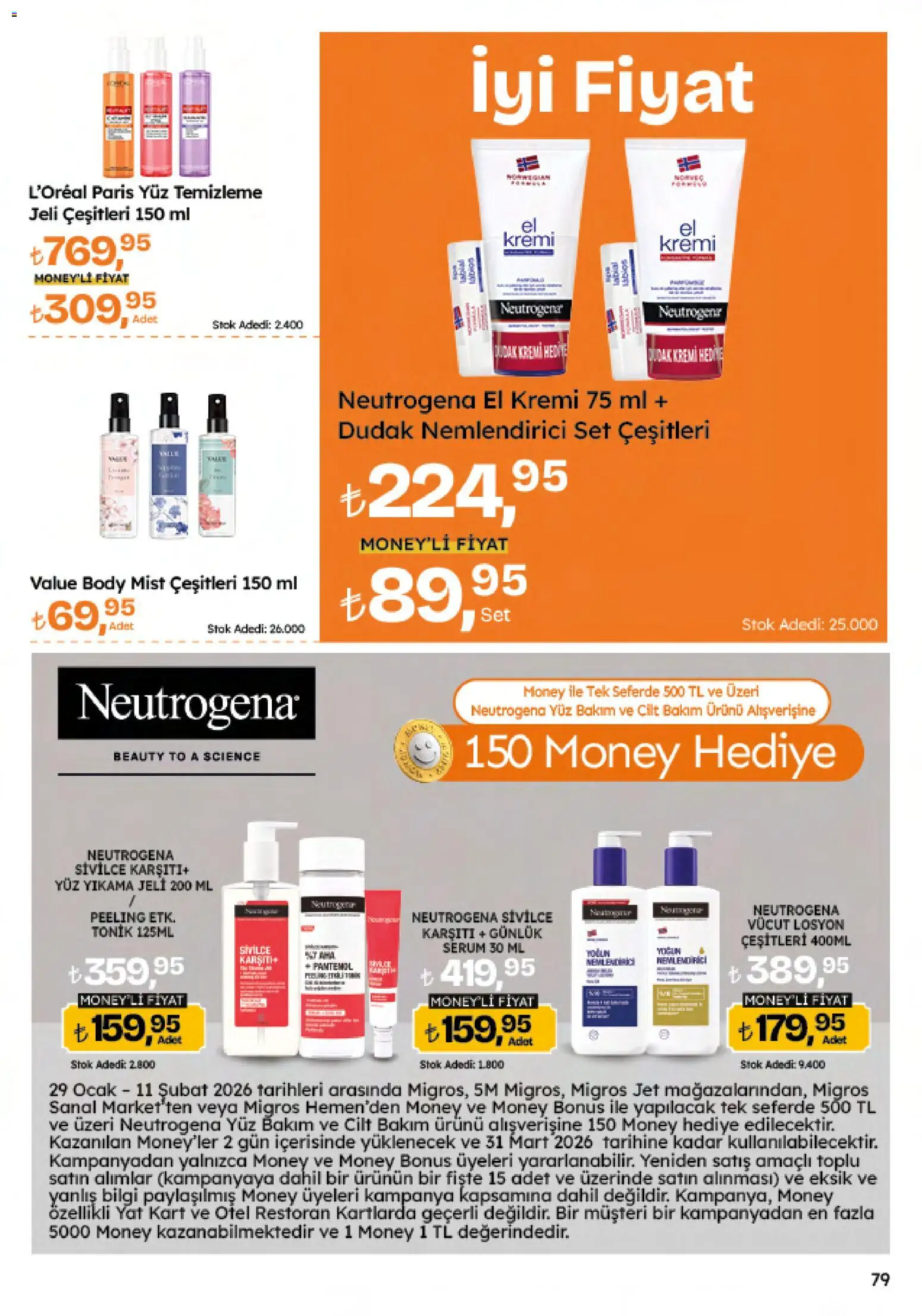 Migros Katalog - 5M Migroskop Dijital - 29.01.2026 tarihinden itibaren geçerlidir | Sayfa: 79 | Ürünler: Peeling, El kremi, Ocak