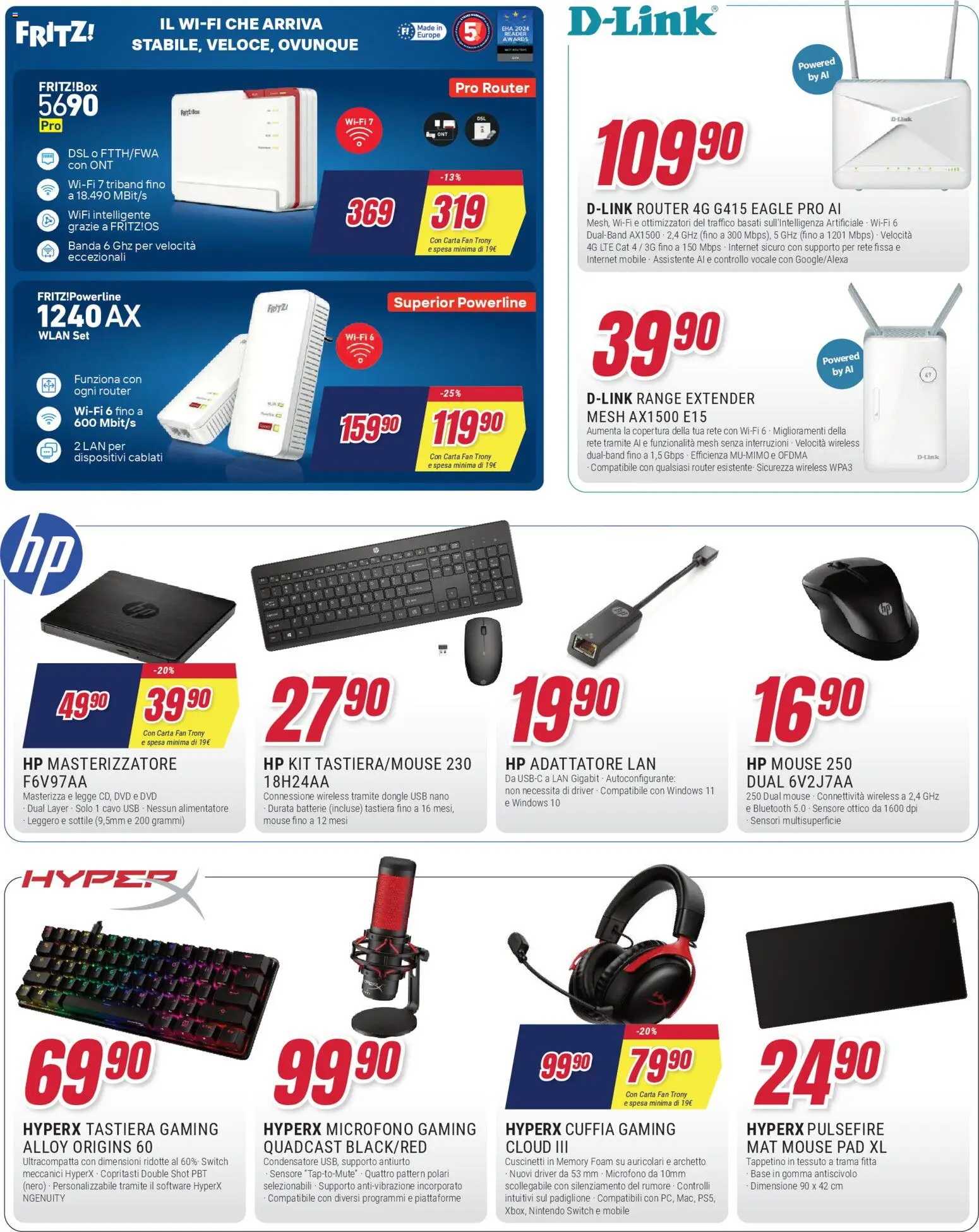 Volantino Trony del 27.12.2025 | Pagina: 7 | Prodotti: Mouse, Tastiera, USB, Batterie