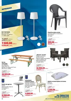 Metro katalog  - pregled Metro kataloga - važi od 19.03.2026 | Strana: 16 | Proizvode: Jastuk, Fotelja, Sto, Stolica