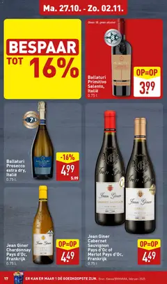 Aldi - Folder week 44 - Voorbeeld van een folder van Aldi, geldig van 27.10.2025 | Pagina: 17