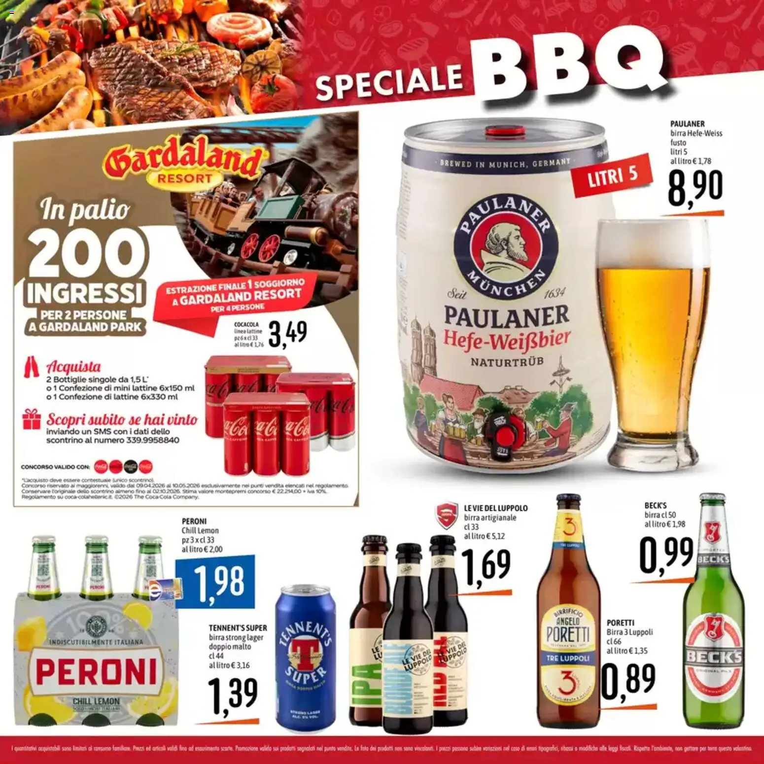 Volantino Emisfero del 20.04.2026 | Pagina: 8 | Prodotti: Tennent's, Birra, The, Coca Cola