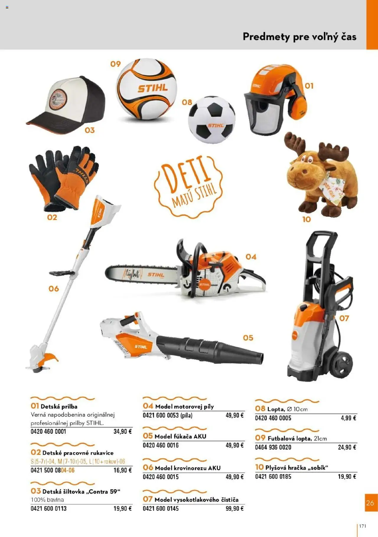 Nové STIHL akcie – leták je platný od 01.04.2025 | Strana: 171 | Produkty: Píla, Aku