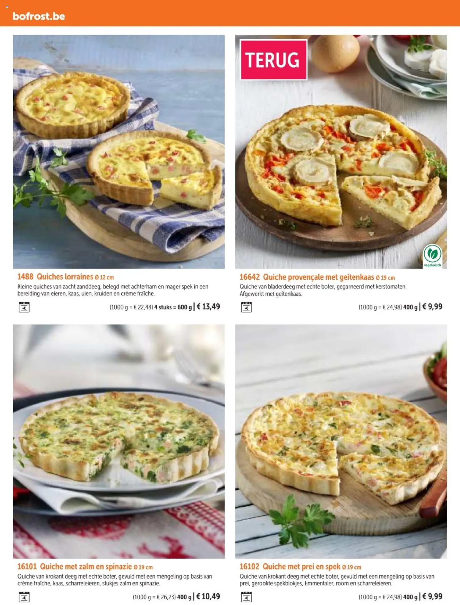 {H1} | Pagina: 128 | Producten: Zalm, Deeg, Crème, Spinazie