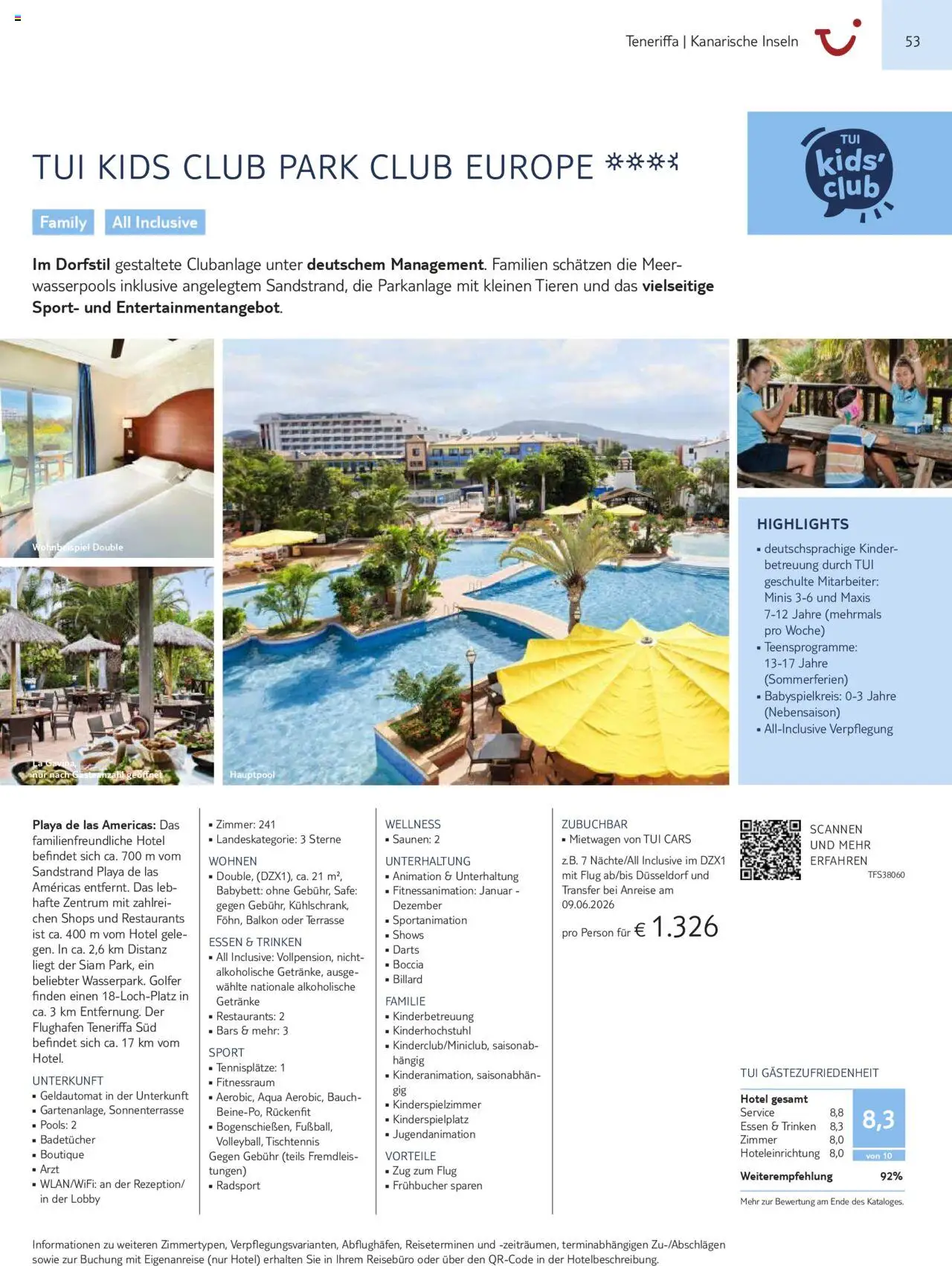 TUI Prospekt Kanaren, Kapverden & Senegal 2025/26	  – gültig ab 01.11.2025 | Seite: 53 | Produkte: Babybett